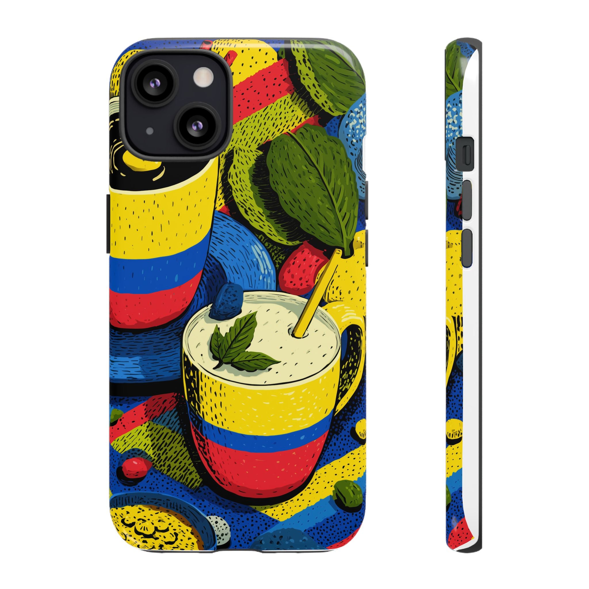 Vibrant Phone Case for Tough Cases | Colorful Colombian Art, Unique Gift, Trendy Accessory, Summer Style, Festival Must-Have