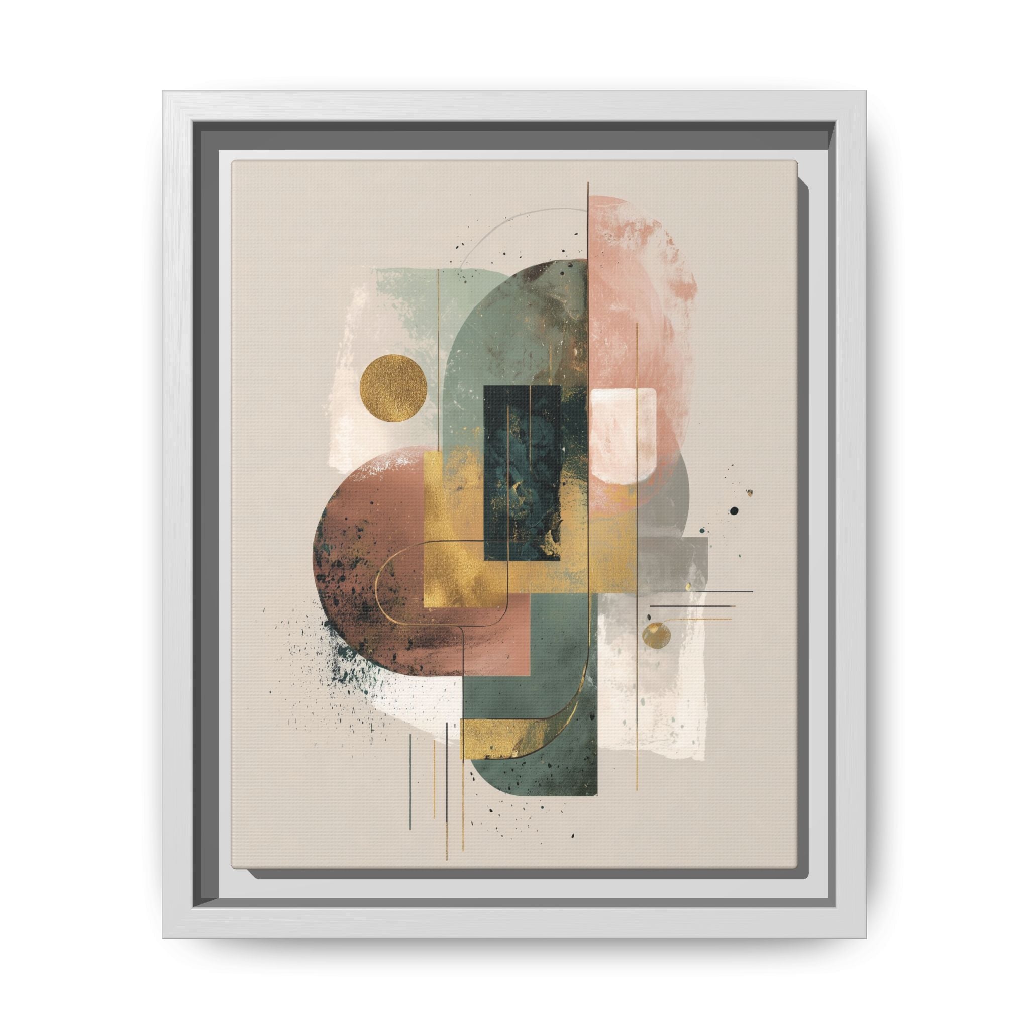 Organic Geometries: Fragmented Forms, Digital Abstract Composition, Layered Minimalist Art   |   Custom Orders Accepted