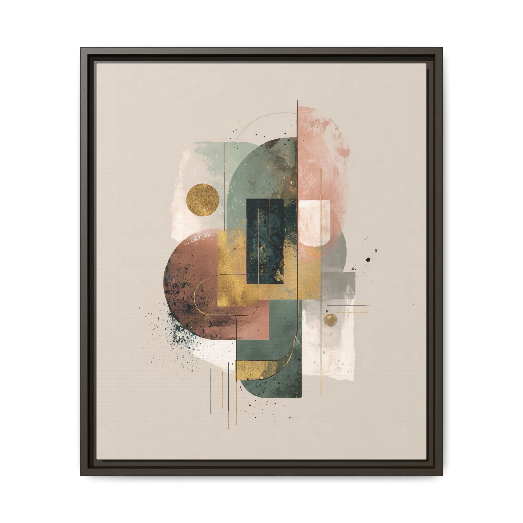 Organic Geometries: Fragmented Forms, Digital Abstract Composition, Layered Minimalist Art   |   Custom Orders Accepted