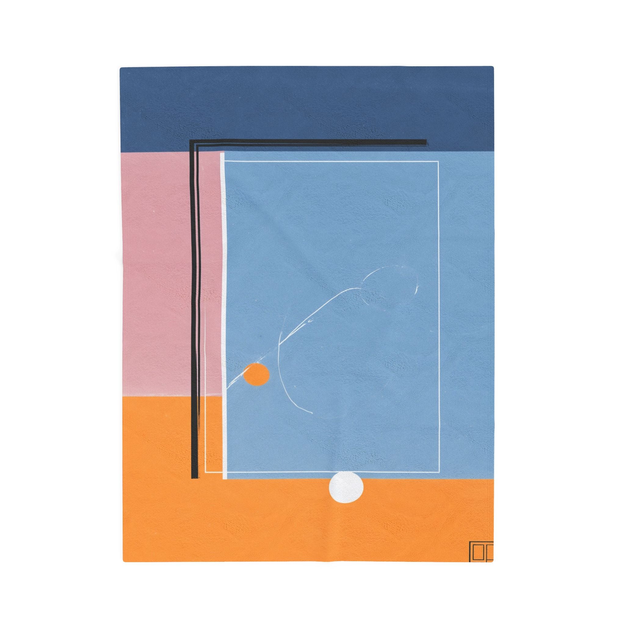 Geometric Harmony: Abstract Color Blocks, Minimalist Constructivist Design   |    Custom Orders Available