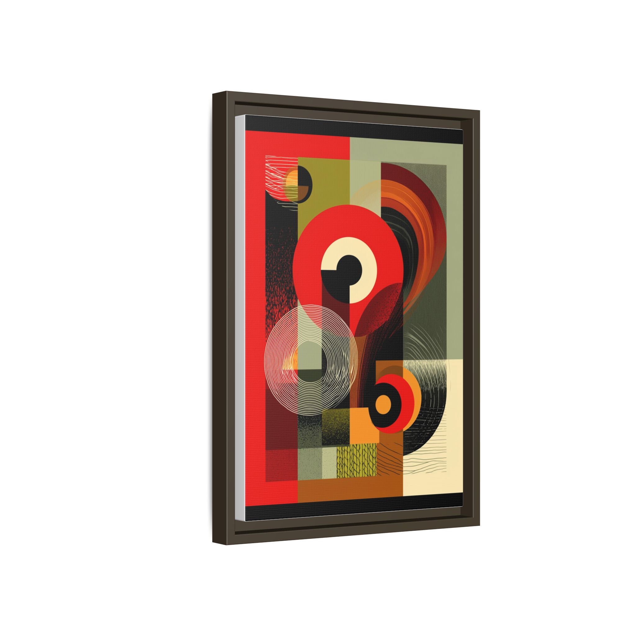 Chromatic Geometrics: Abstract Constructivist Composition, Modernist Color Blocking, Layered Circular Forms   |   Custom Orders Accepted