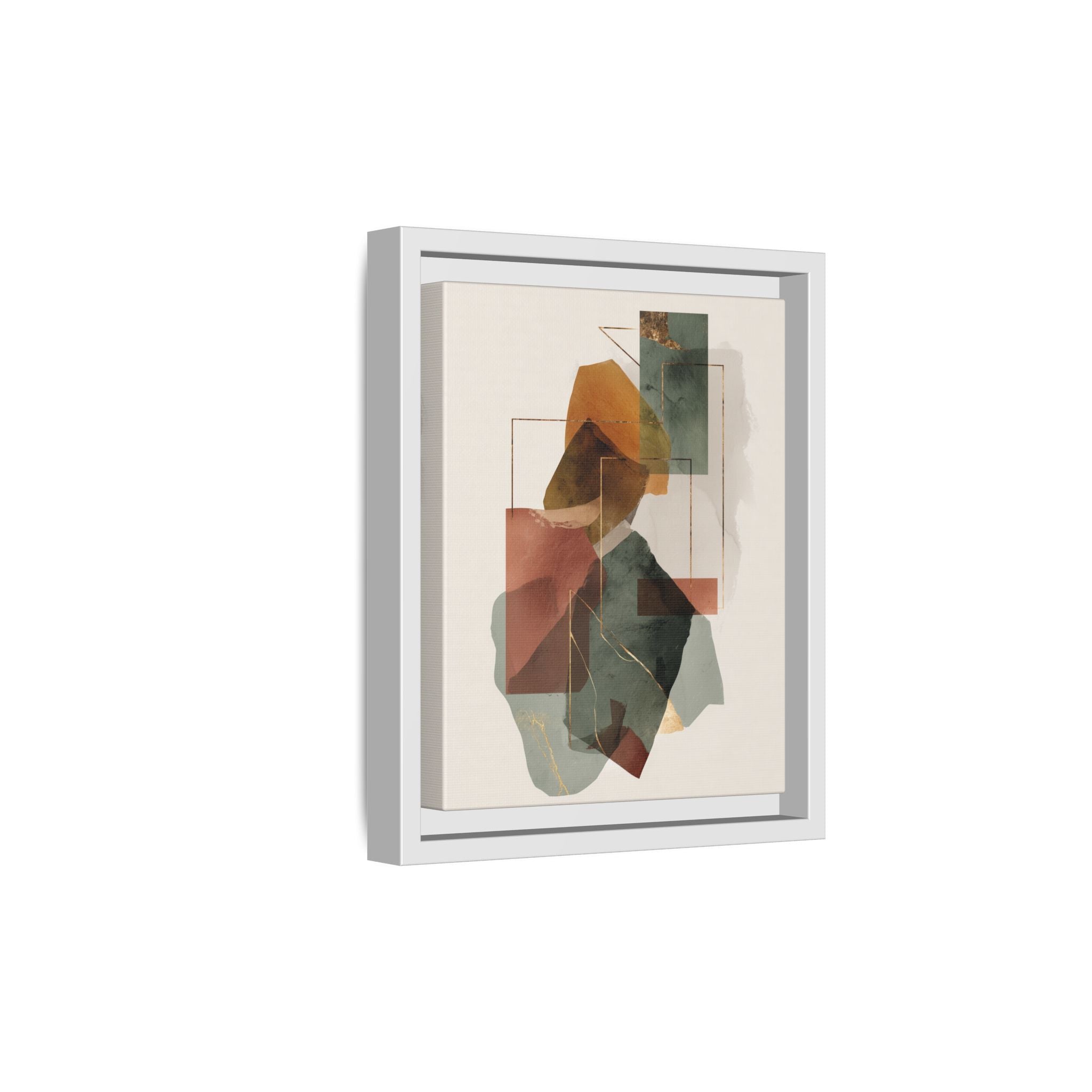 Harmonic Geometries: Architectural Abstraction, Earthy Palette, Minimalist Composition   |   Custom Orders Accepted