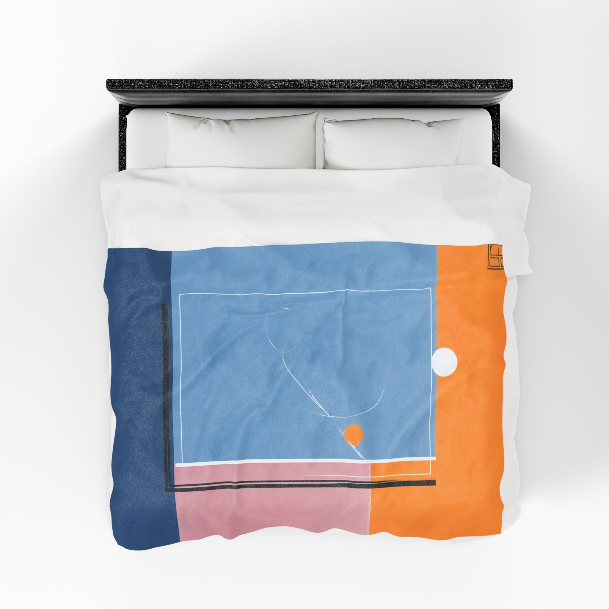 Geometric Harmony: Abstract Color Blocks, Minimalist Constructivist Design   |    Custom Orders Available