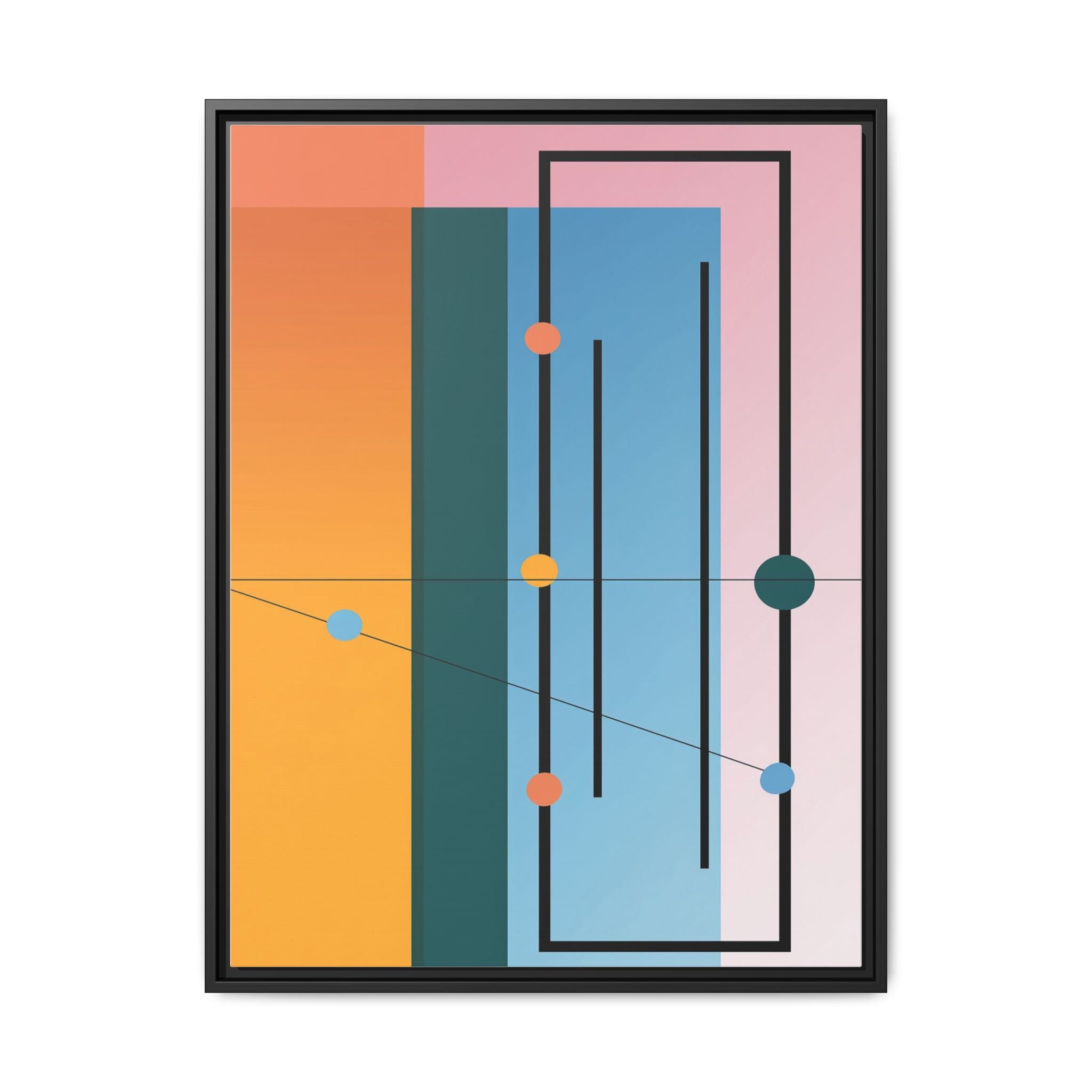 Geometric Harmony: Constructivist Color Planes, Modernist Composition, Abstract Spatial Rhythm   |   Custom Orders Accepted