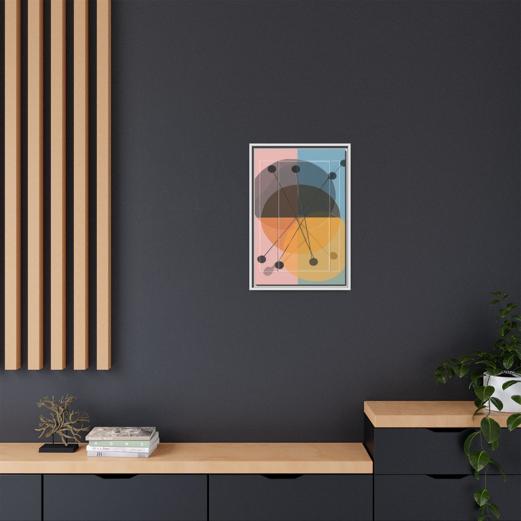 Geometric Intersections: Pastel Quadrants, Mid-Century Minimalism, Network Nodes   |   Custom Orders Accepted