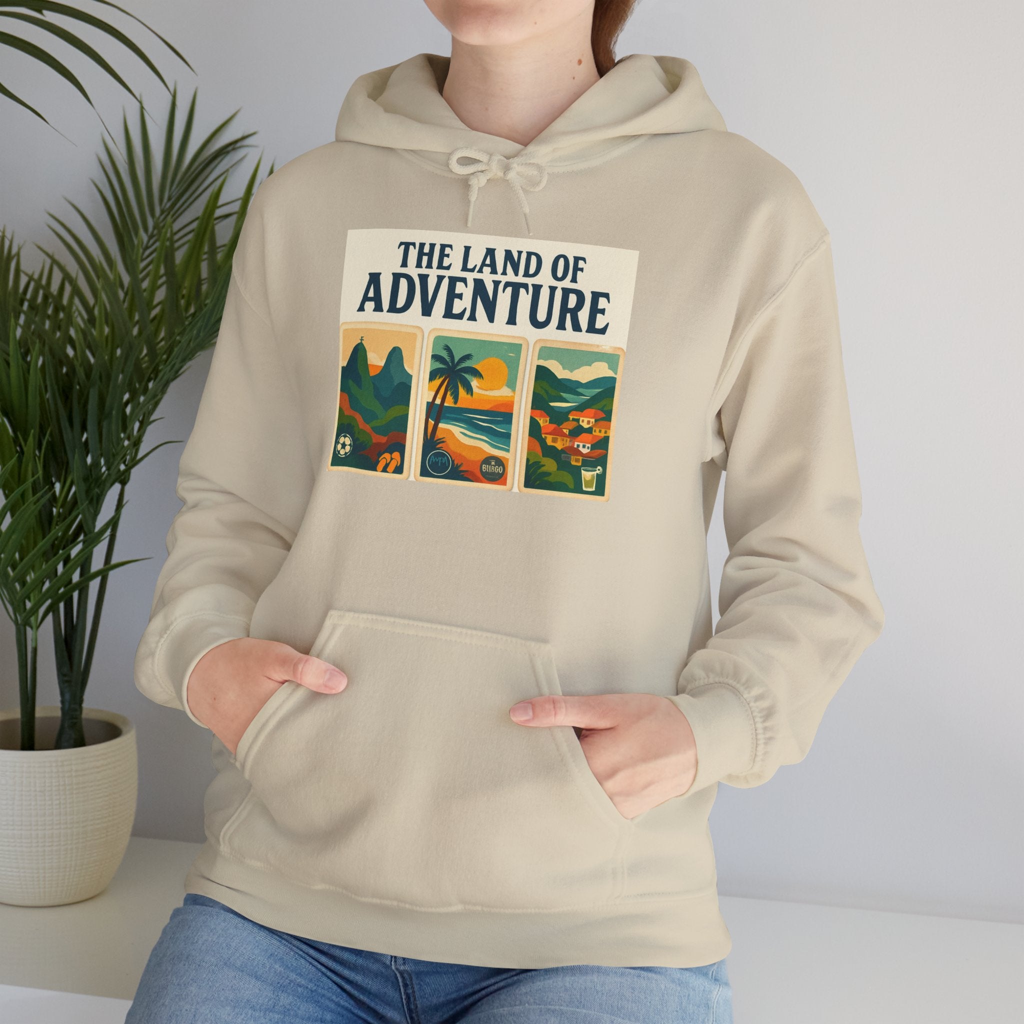 Rio De Janeiro Themed - Unisex Heavy Blend™ Hooded Sweatshirt