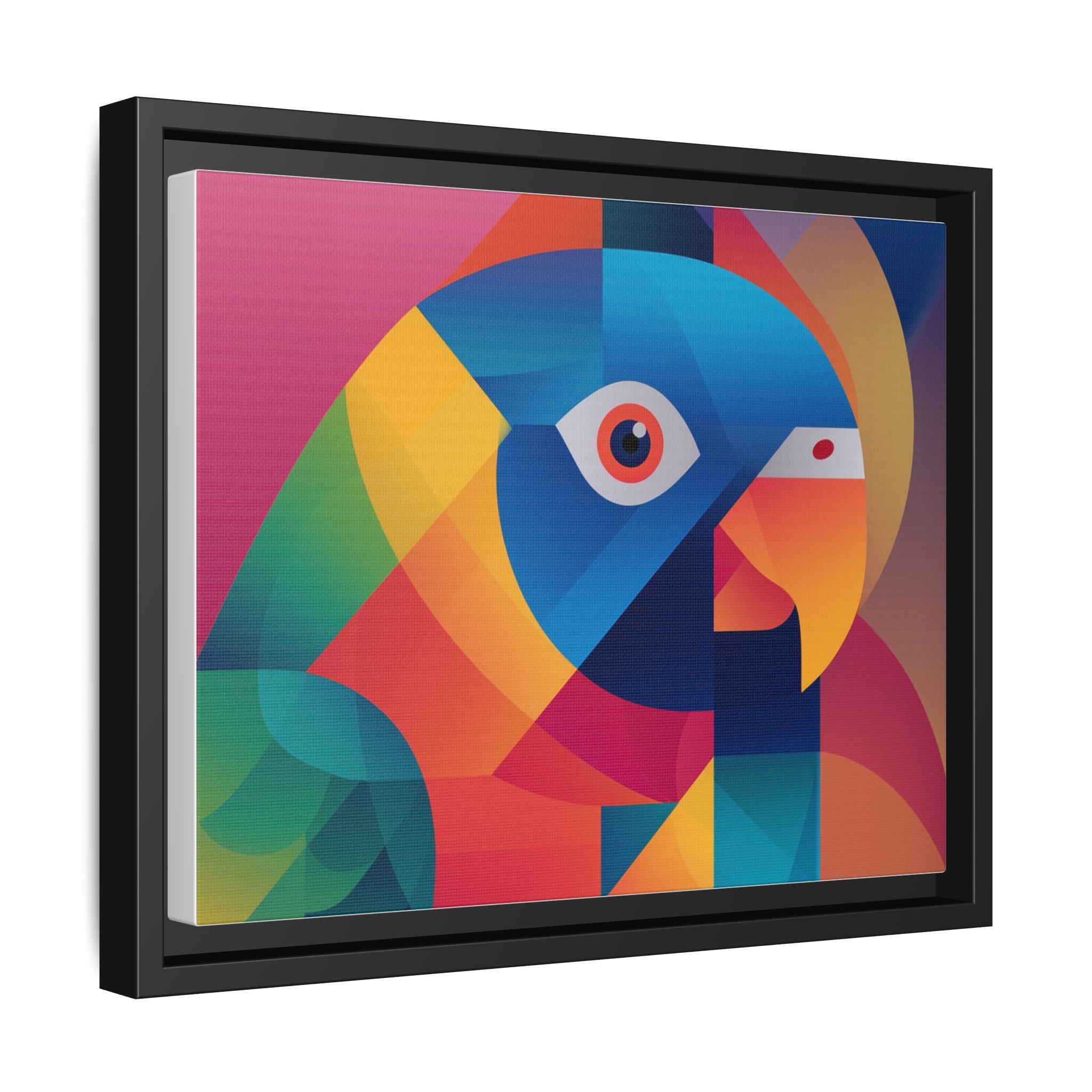 Prismatic Parrot: Cubist Deconstruction, Geometric Color Explosion   |  Personalized & Custom Orders Available
