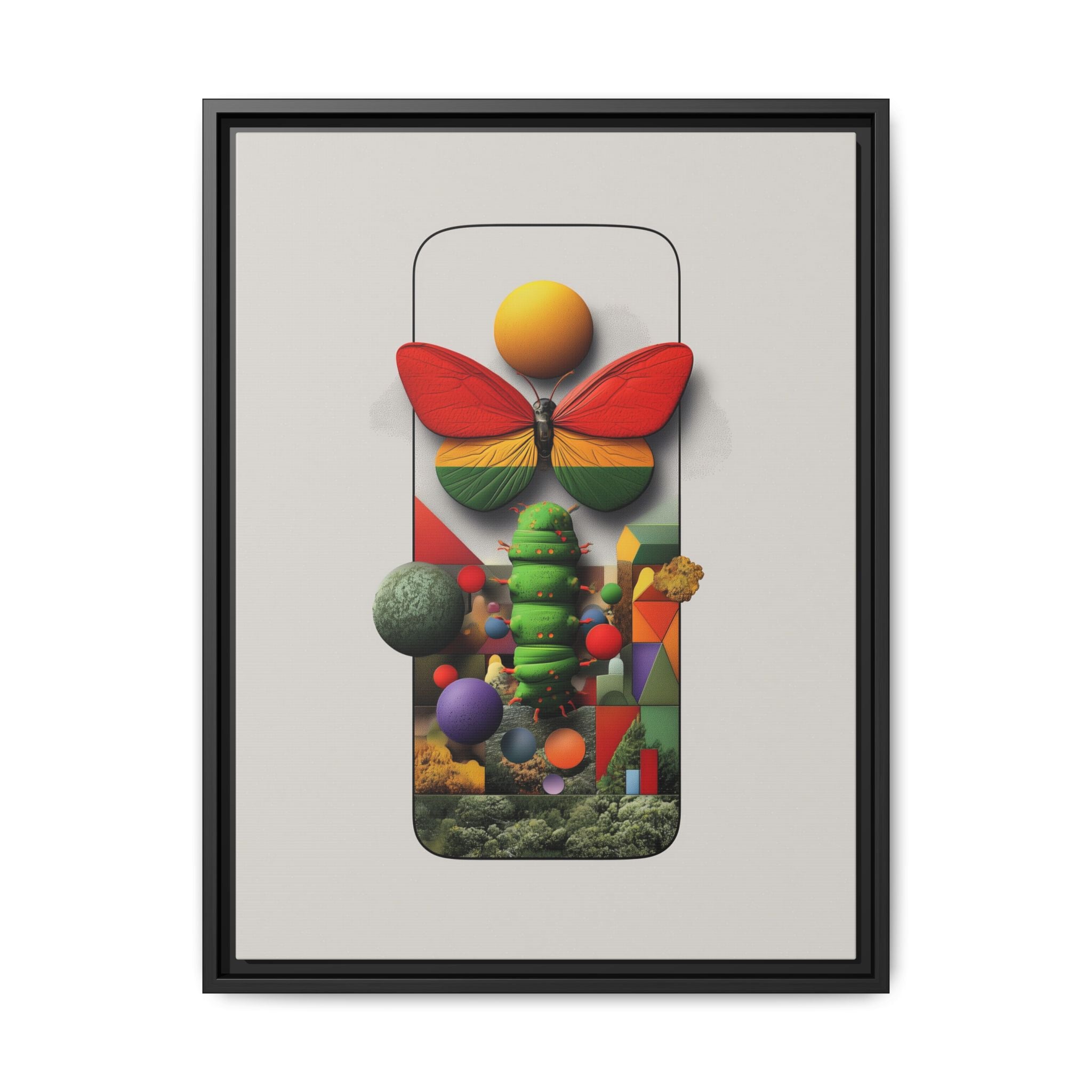 Digital Metamorphosis: Cybernetic Butterfly Realm, Surreal Tech Nature Composition   |    Custom Orders Available