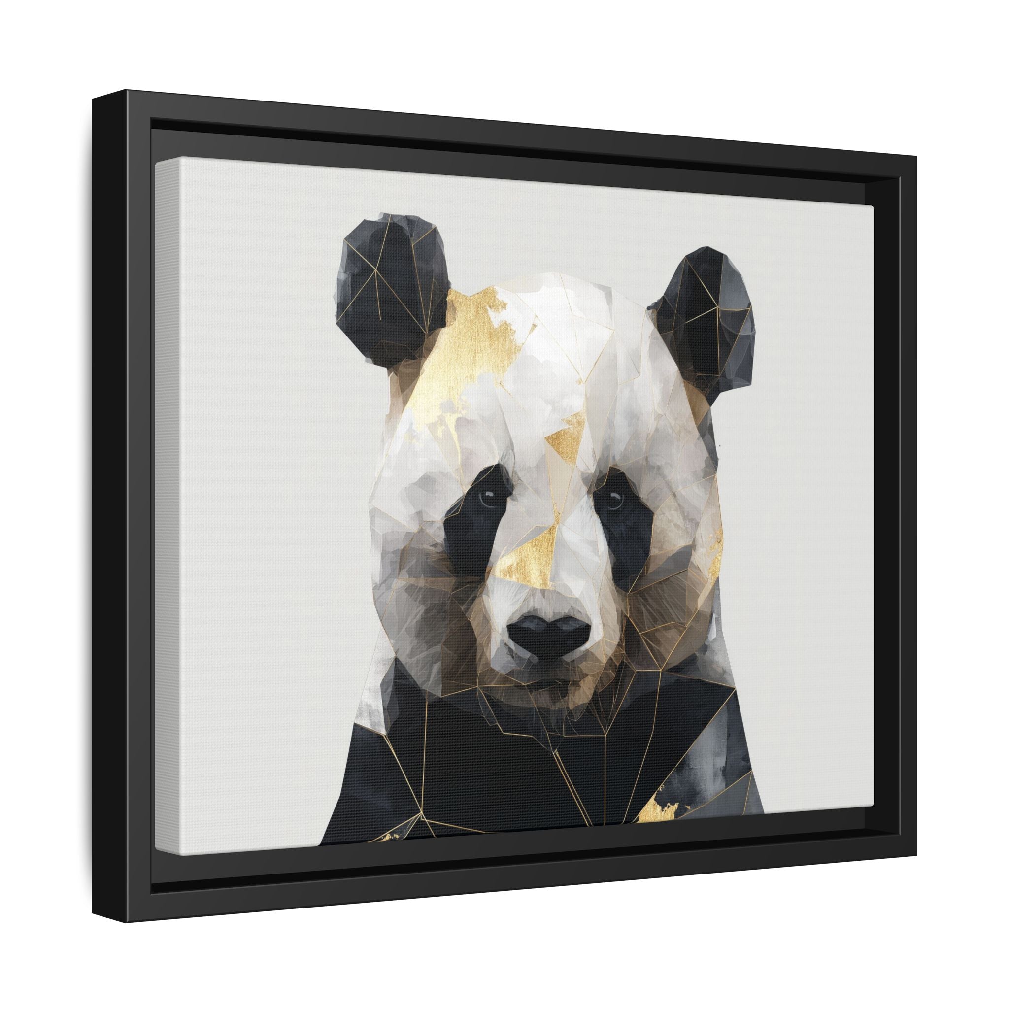 Fractal Panda: Geometric Digital Art, Low Poly Wildlife Portrait   |  Personalized & Custom Orders Available