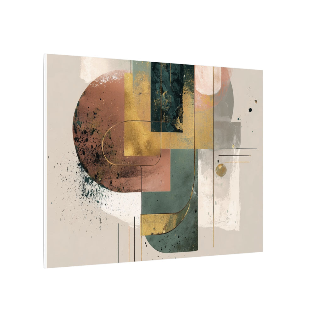 Geometric Harmony: Abstract Composition, Modernist Minimalism, Ethereal Design Layers   |   Custom Orders Accepted