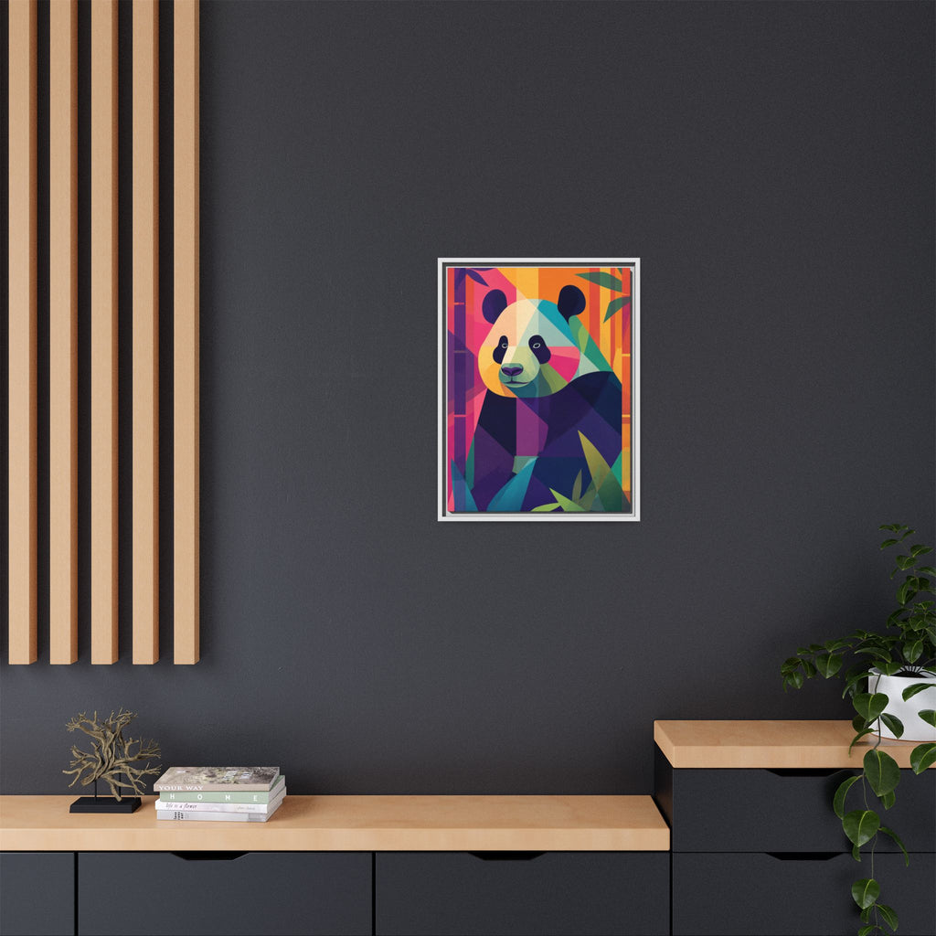 Geometric Panda: Mosaic Wildlife Portrait, Digital Polygonal Art   |  Personalized & Custom Orders Available