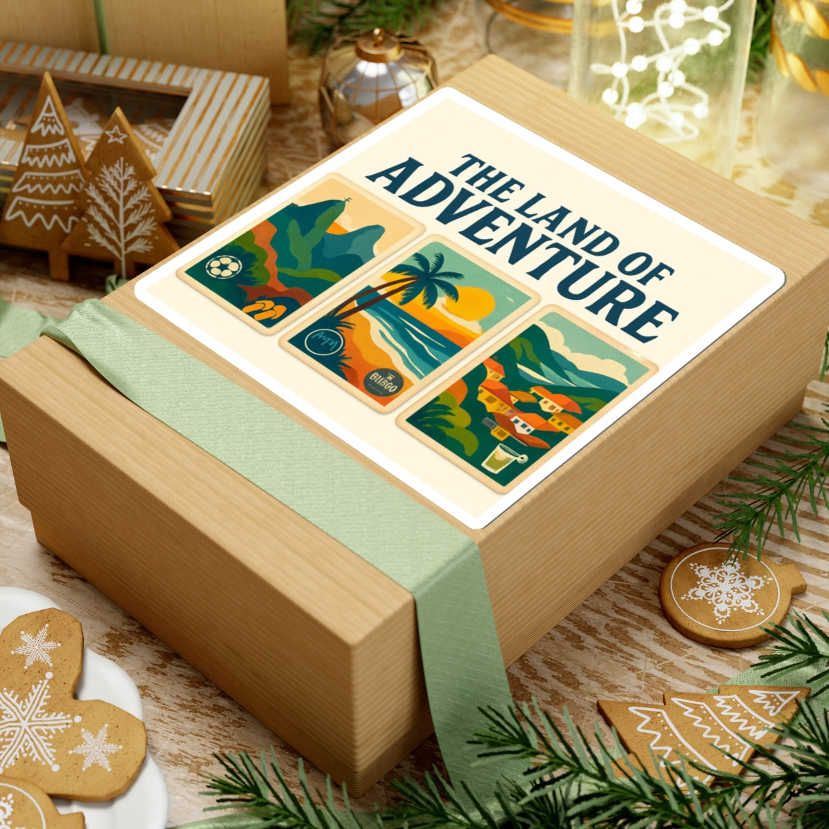 Adventure Kiss-Cut Stickers Rio De Janeiro Brazil