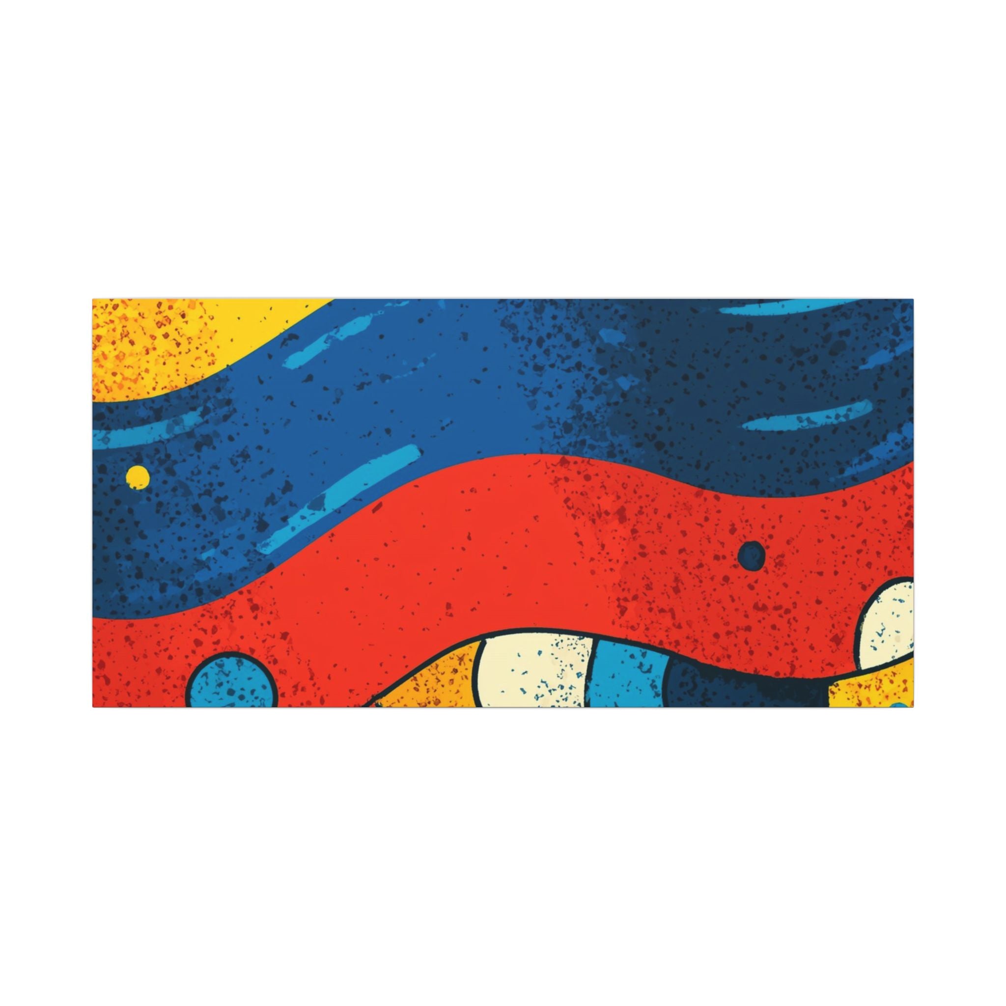 Fluid Dynamics: Retro Abstract Shapes, Mid-Century Modern Motion, Geometric Color Waves   |   Custom Orders Accepted