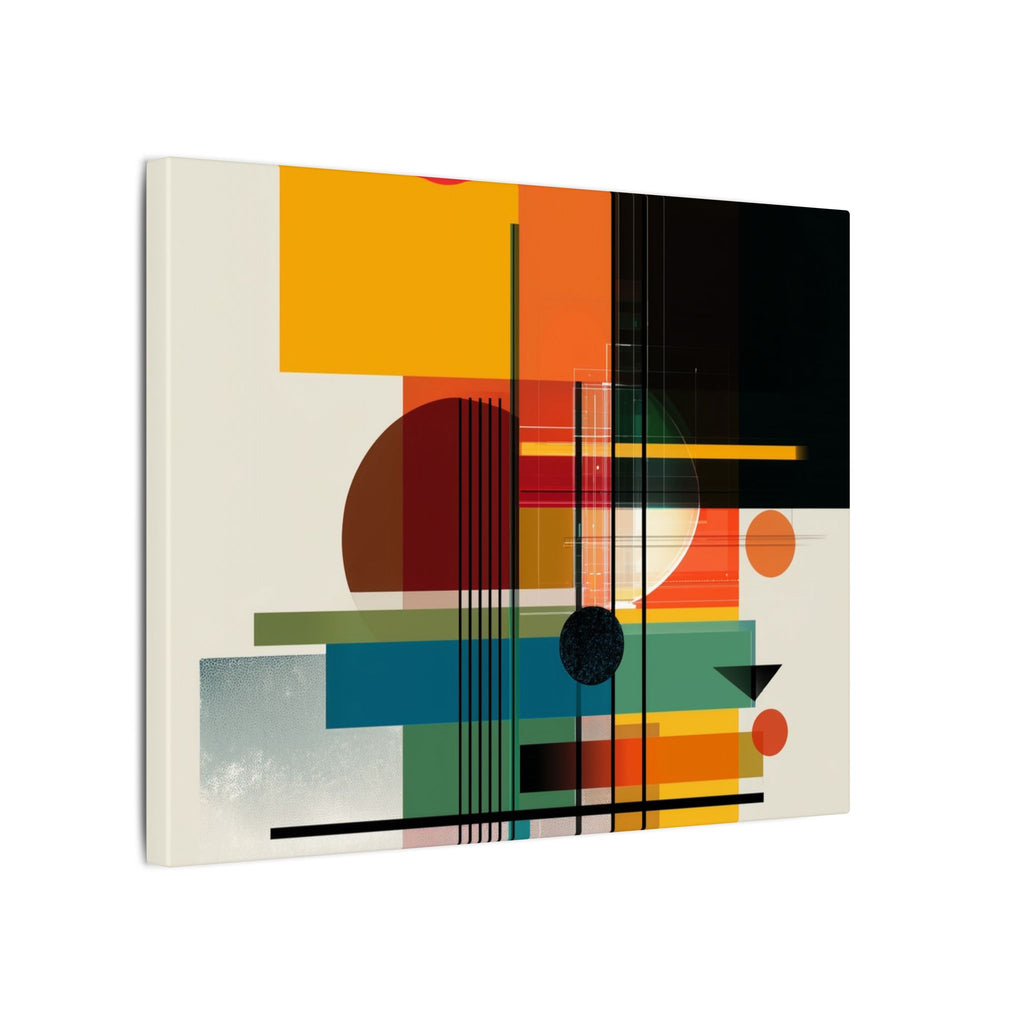 Geometric Harmony: Bauhaus Intersections, Constructivist Layers, Abstract Color Blocks   |   Custom Orders Accepted