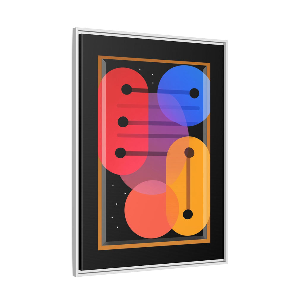 Celestial Geometry: Organic Shapes in Motion, Digital Abstract Composition, Vibrant Color Intersections   |   Custom Orders Accepted