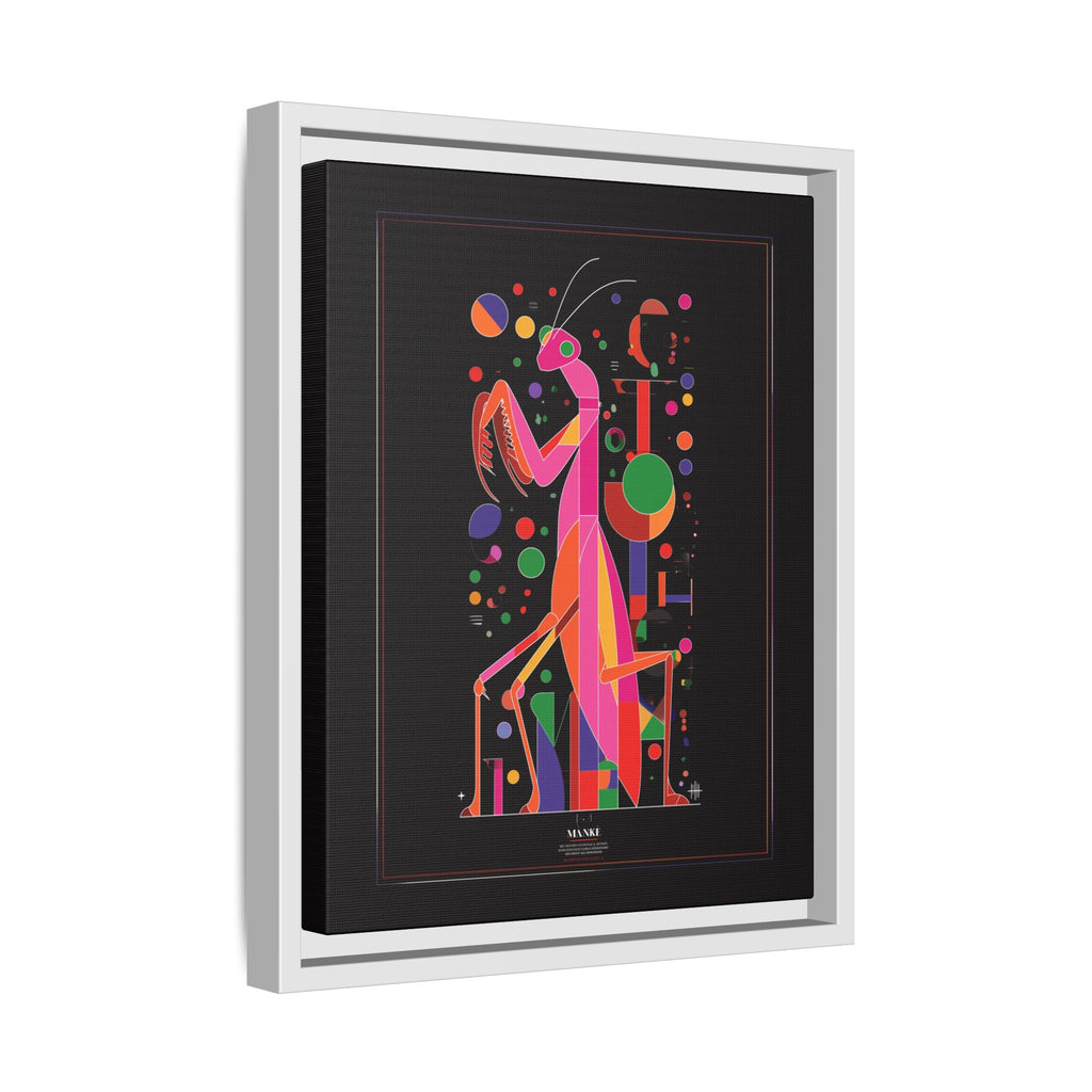 MANKE: Geometric Praying Mantis, Cubist Color Block Design   |    Custom Orders Available