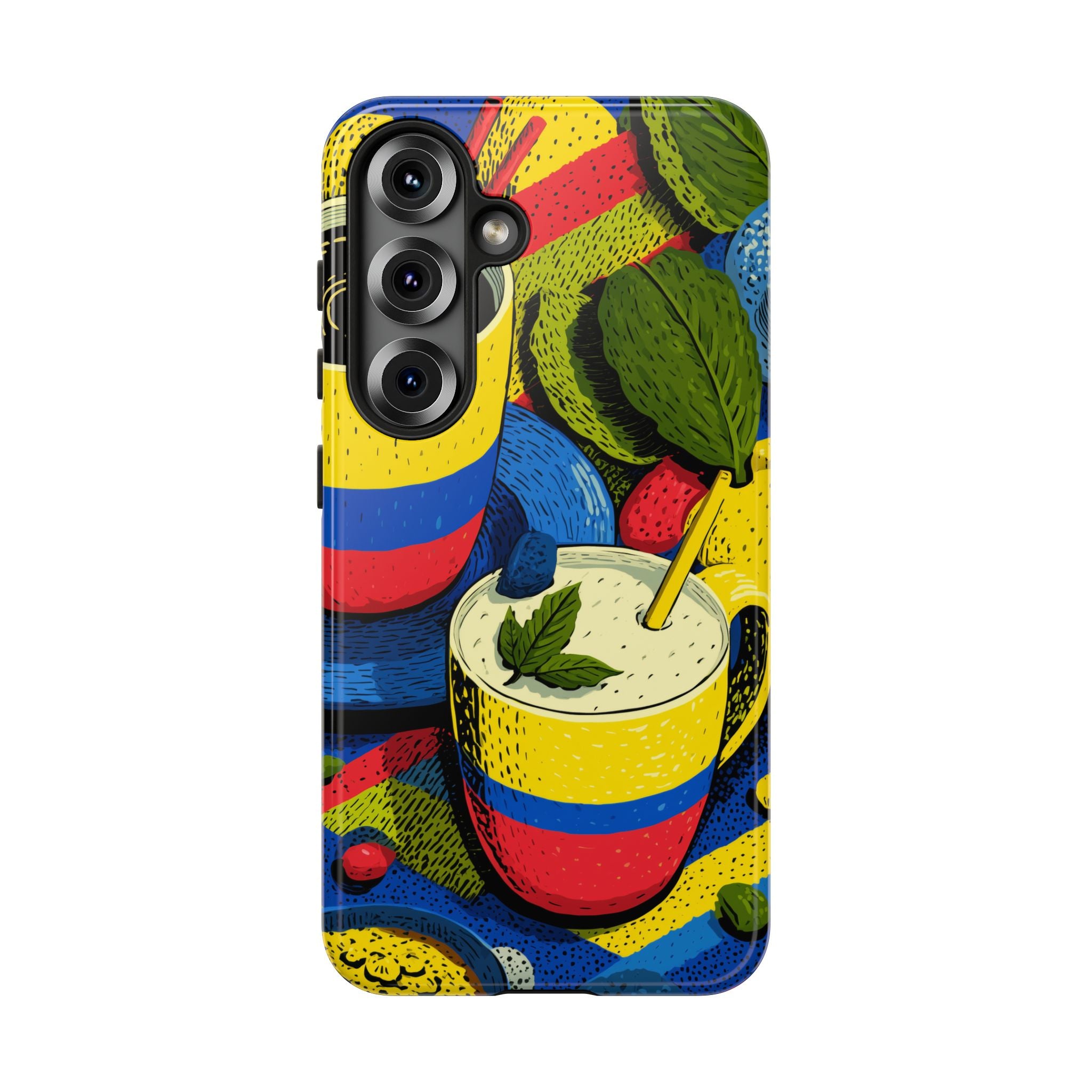 Vibrant Phone Case for Tough Cases | Colorful Colombian Art, Unique Gift, Trendy Accessory, Summer Style, Festival Must-Have