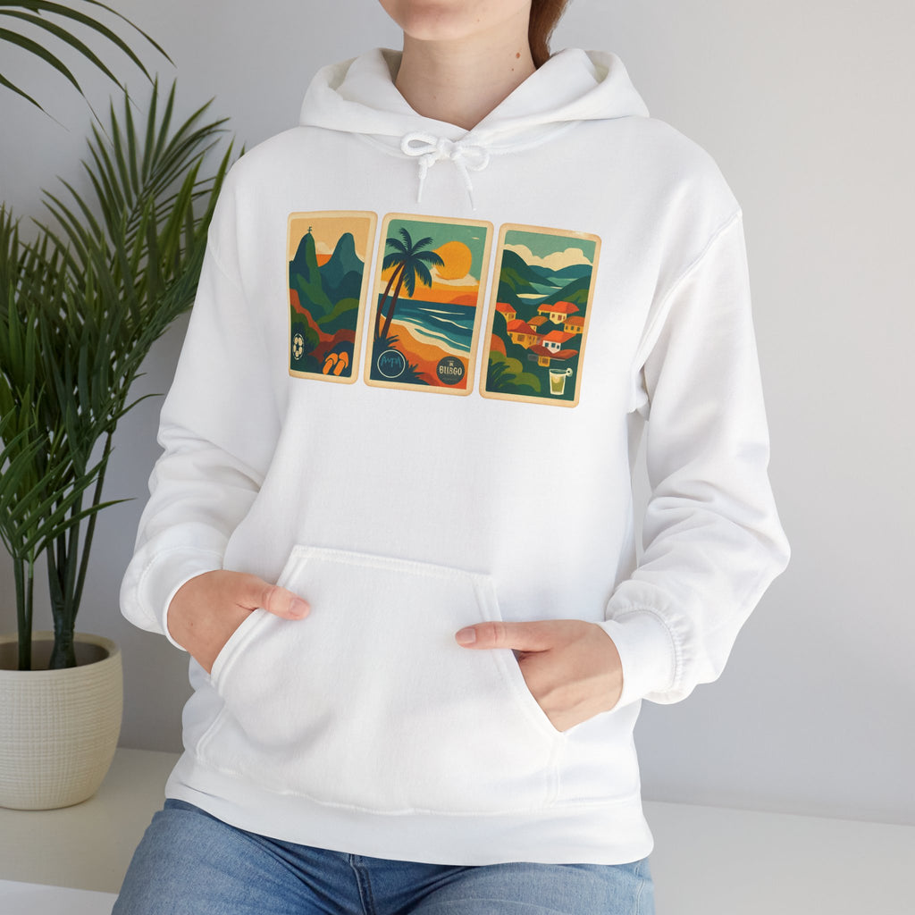 Brazil Holiday, Carnival, Rio De Janeiro Unisex Heavy Blend™ Hooded Sweatshirt