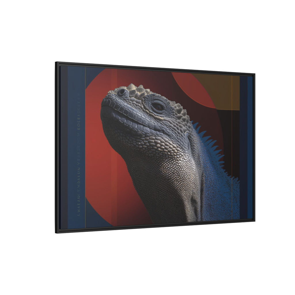 Scales of Antiquity: Prehistoric Reptilian Portrait, Abstract Geometric Composition   |    Custom Orders Available