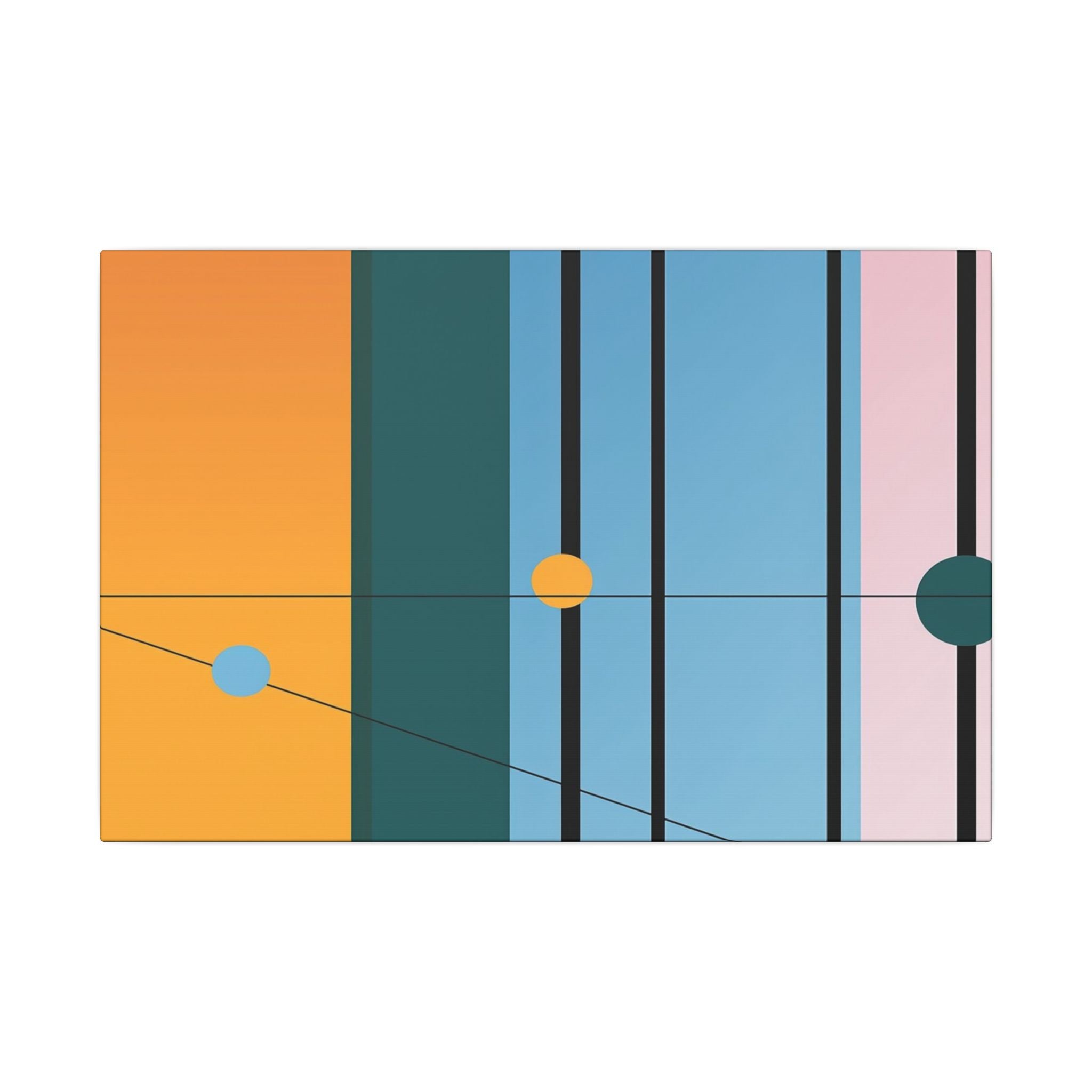 Geometric Networks: Constructivist Color Planes, Intersectional Design, Minimalist Spatial Composition   |   Custom Orders Accepted