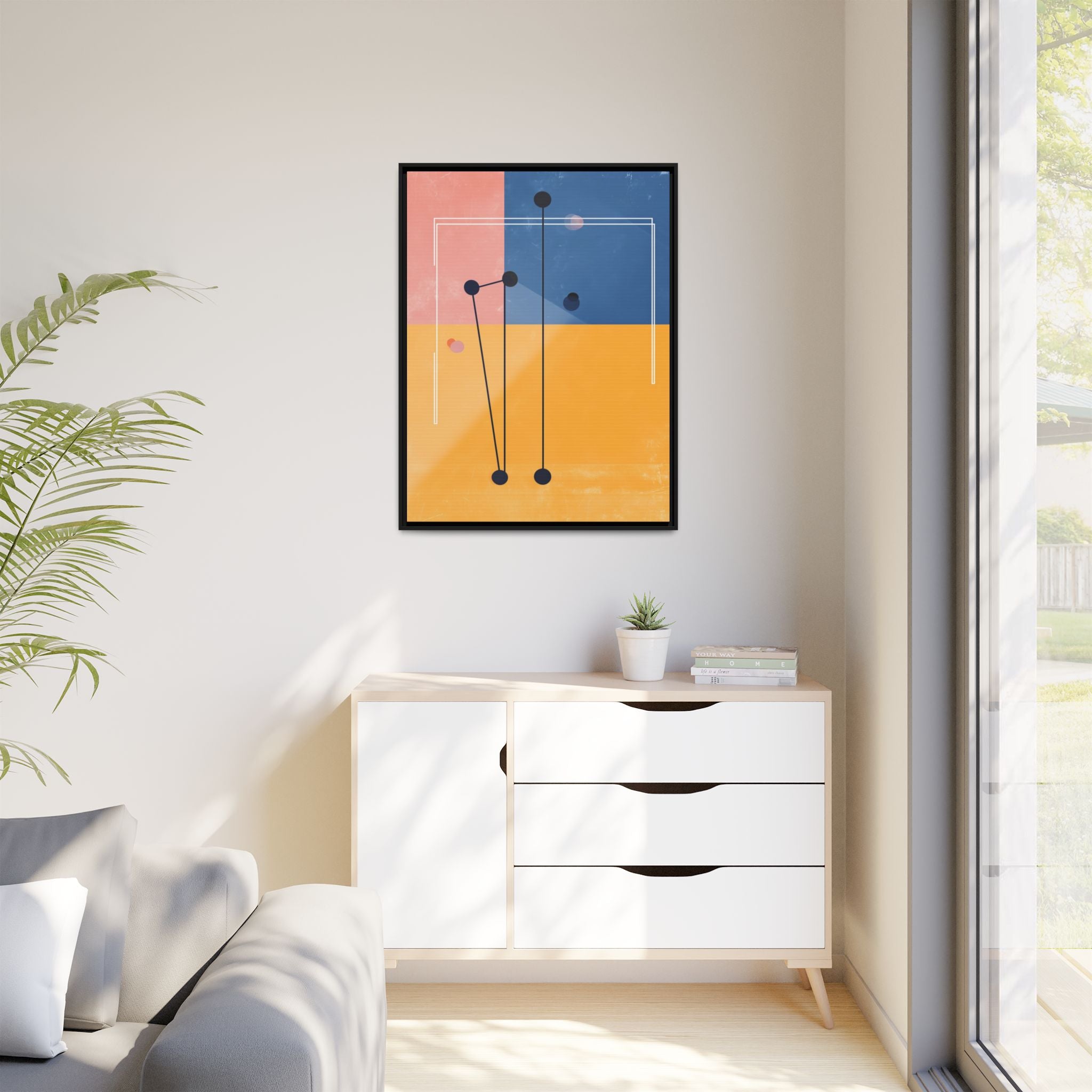 Nexus of Connection: Geometric Abstraction, Modernist Composition, Digital Color Blocks   |   Custom Orders Accepted