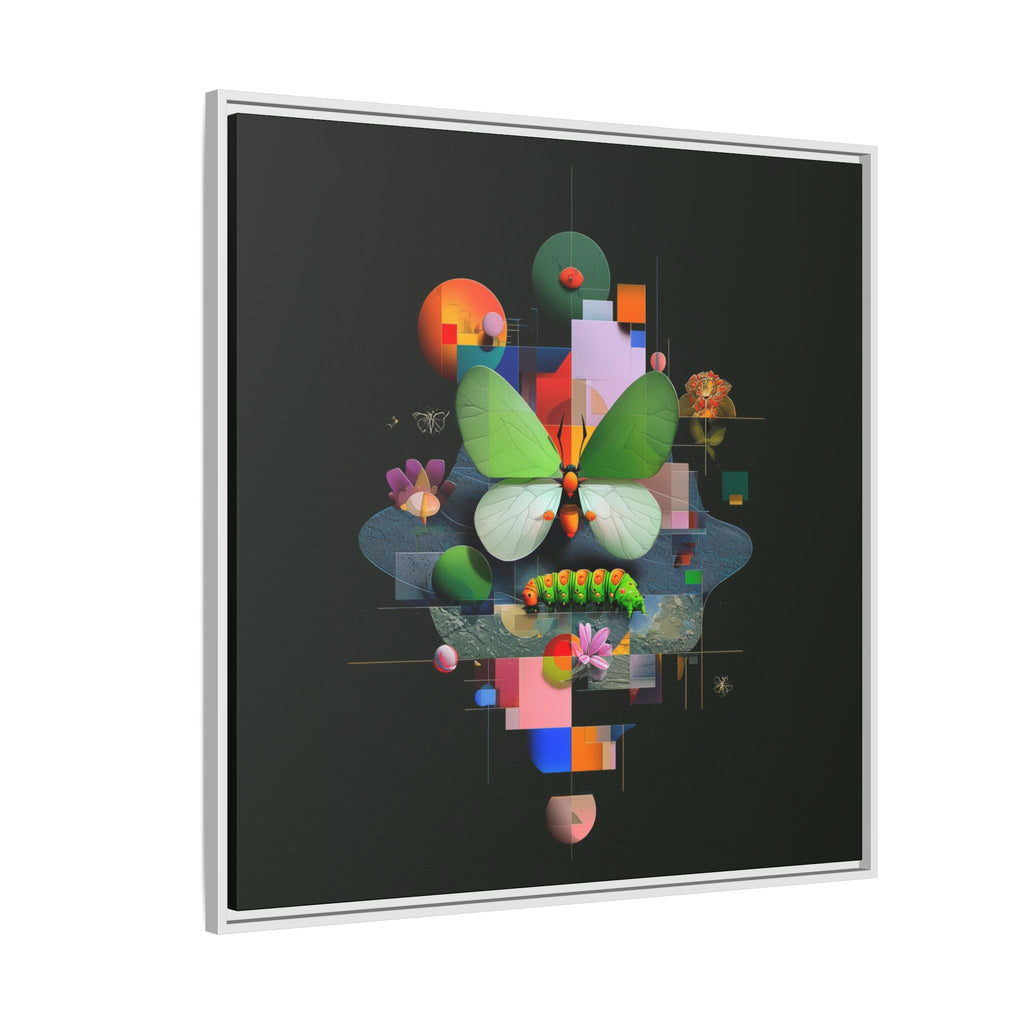 Geometric Metamorphosis: Abstract Nature Composition, Digital Cubist Butterfly Art   |    Custom Orders Available