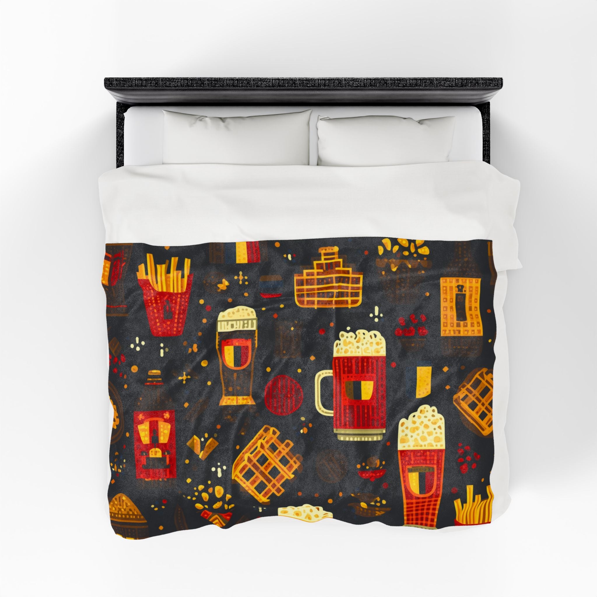 Belgian Feast: Pixel Culinary Tribute, Graphic Gastronomic Celebration   |   Custom Orders Accepted