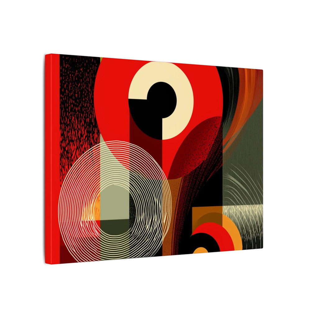 Geometric Convergence: Mid-Century Modern Abstract, Constructivist Design Principles, Bold Chromatic Composition   |   Custom Orders