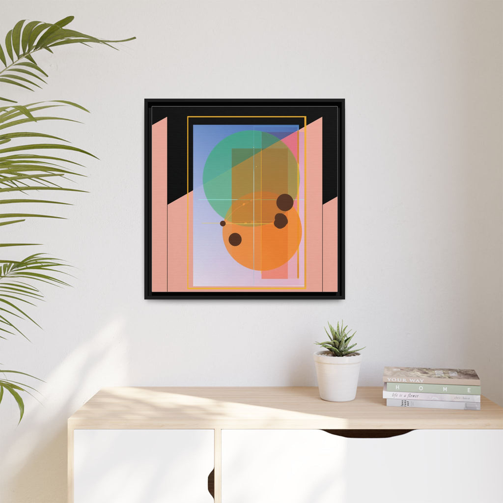 Geometric Harmony: Abstract Composition, Overlapping Shapes, Precision Design   |   Custom Orders Accepted