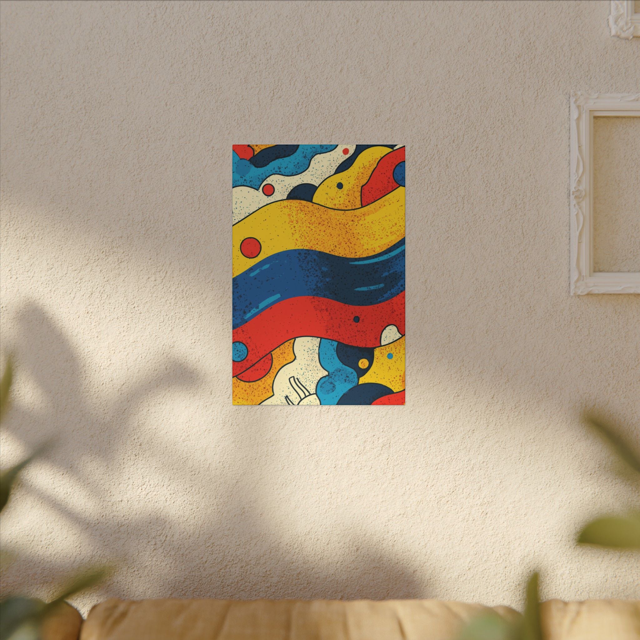 Fluid Dynamics: Retro Abstract Shapes, Mid-Century Modern Motion, Geometric Color Waves   |   Custom Orders Accepted