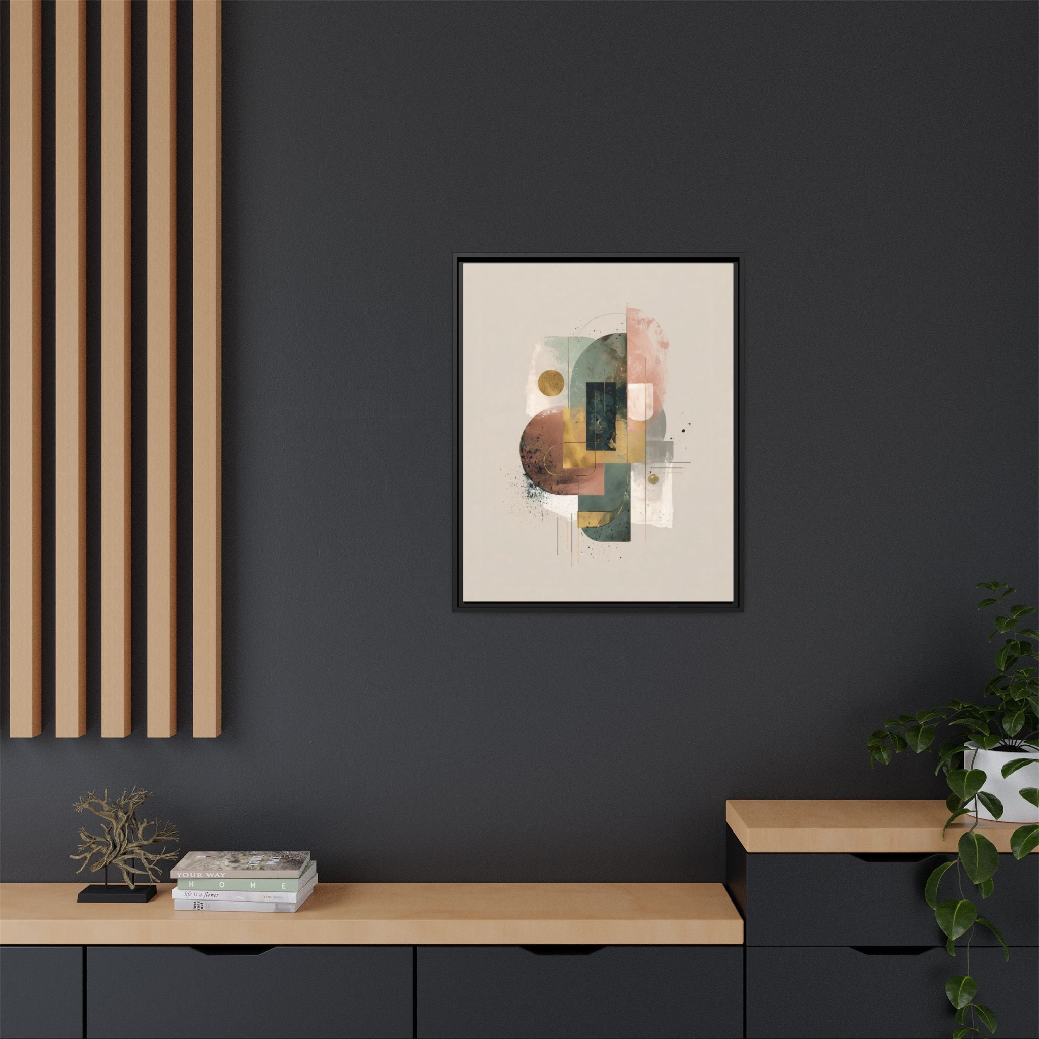 Organic Geometries: Fragmented Forms, Digital Abstract Composition, Layered Minimalist Art   |   Custom Orders Accepted