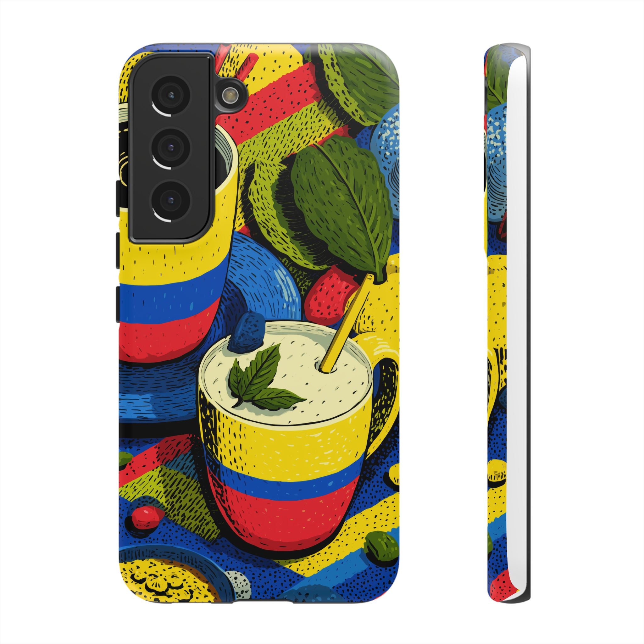 Vibrant Phone Case for Tough Cases | Colorful Colombian Art, Unique Gift, Trendy Accessory, Summer Style, Festival Must-Have