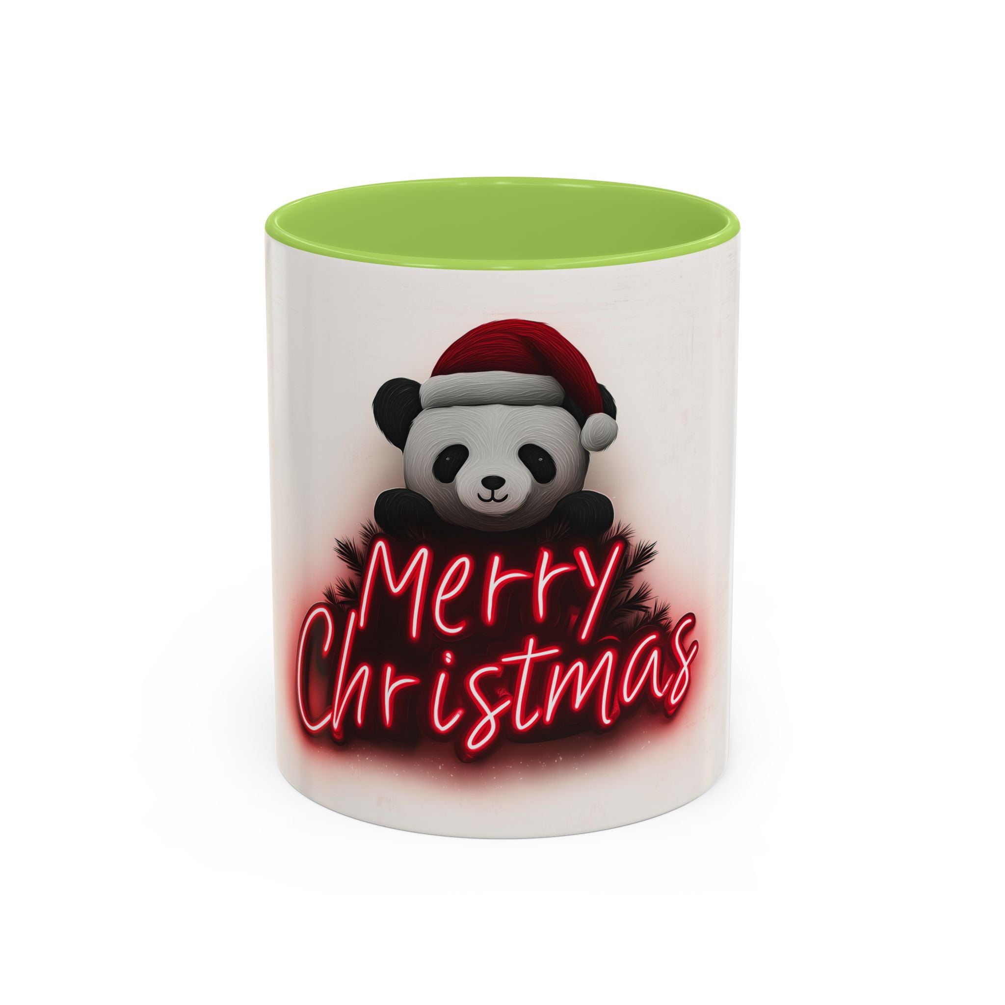 Merry Christmas Panda Mug, Fun Holiday Coffee Cup, Cute Gift for Animal Lovers, Festive Drinkware, Christmas Decorations