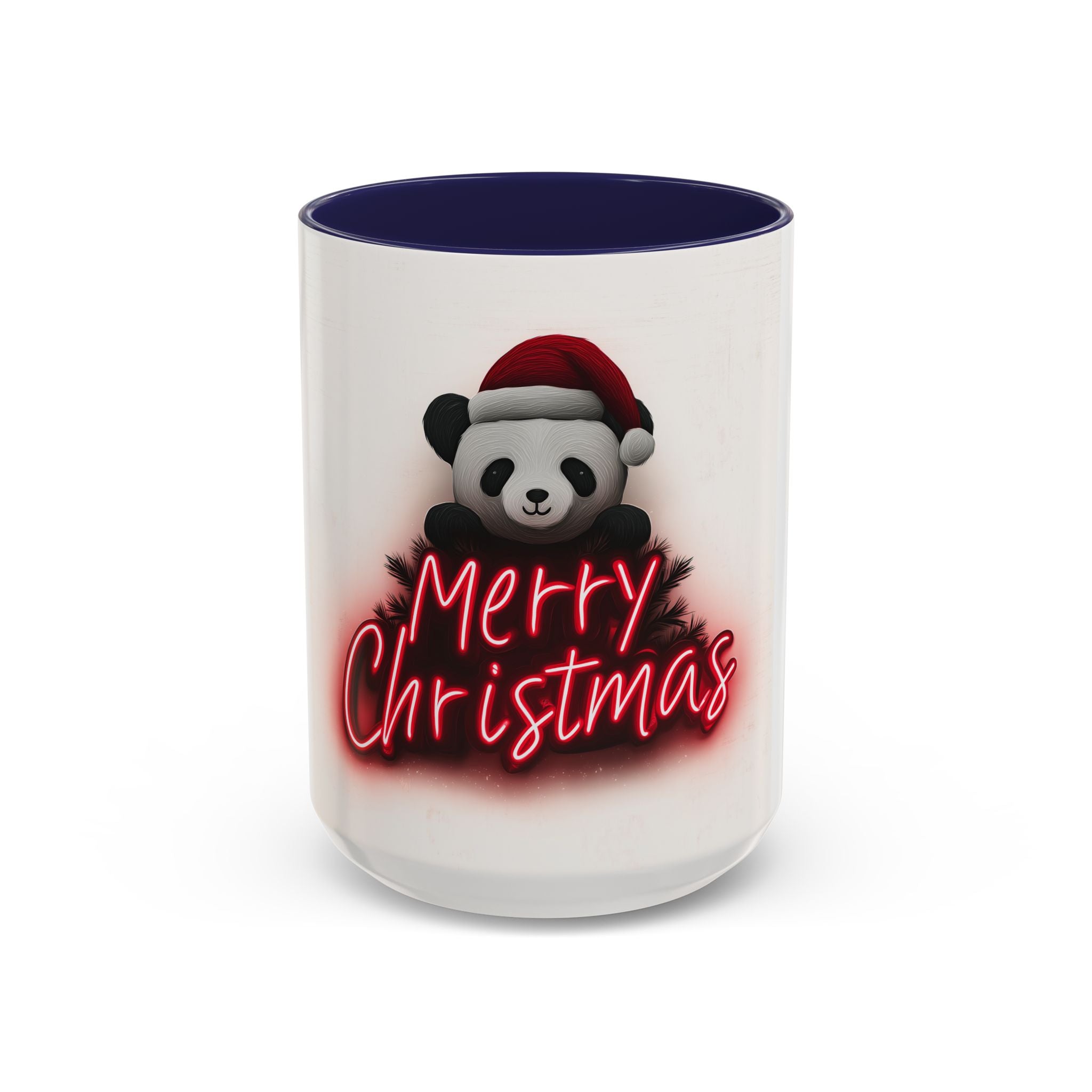 Merry Christmas Panda Mug, Fun Holiday Coffee Cup, Cute Gift for Animal Lovers, Festive Drinkware, Christmas Decorations
