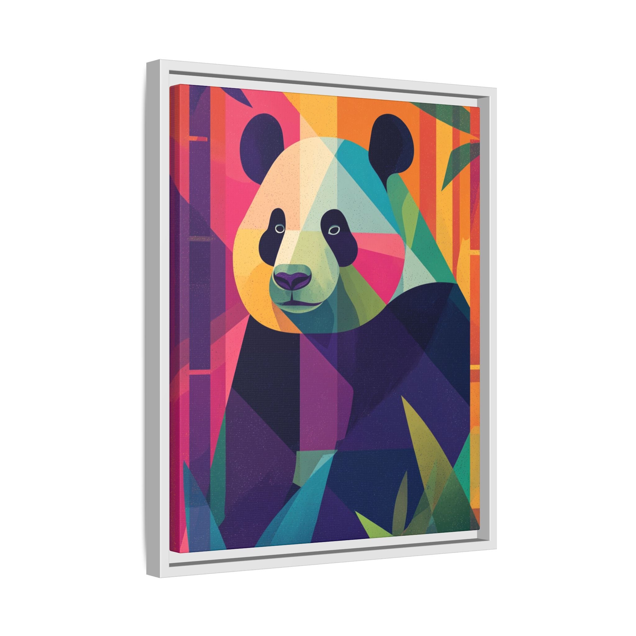 Geometric Panda: Mosaic Wildlife Portrait, Digital Polygonal Art   |  Personalized & Custom Orders Available