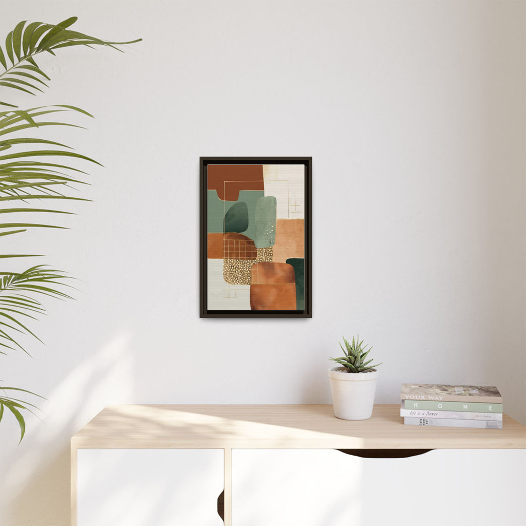 Geometric Harmony: Abstract Minimalist Art, Mid-Century Modern Design, Organic Shapes Composition   |   Custom Orders Accepted