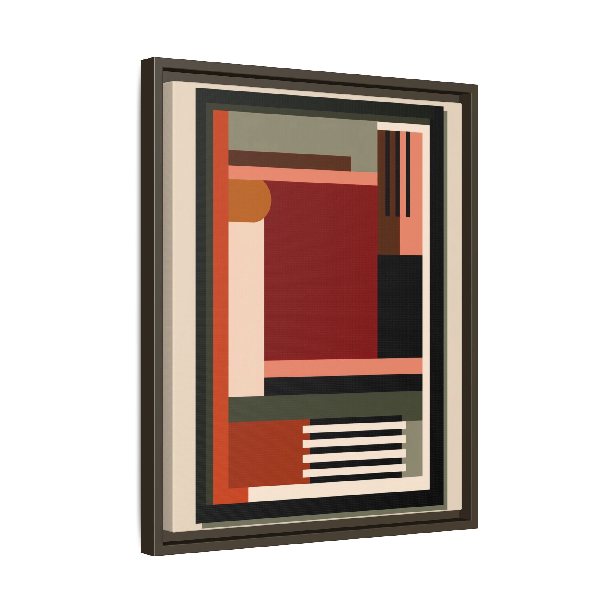 Architectural Geometries: Modern Abstract Composition, Bauhaus-Inspired Design, Geometric Color Blocking   |   Custom Orders Accepted