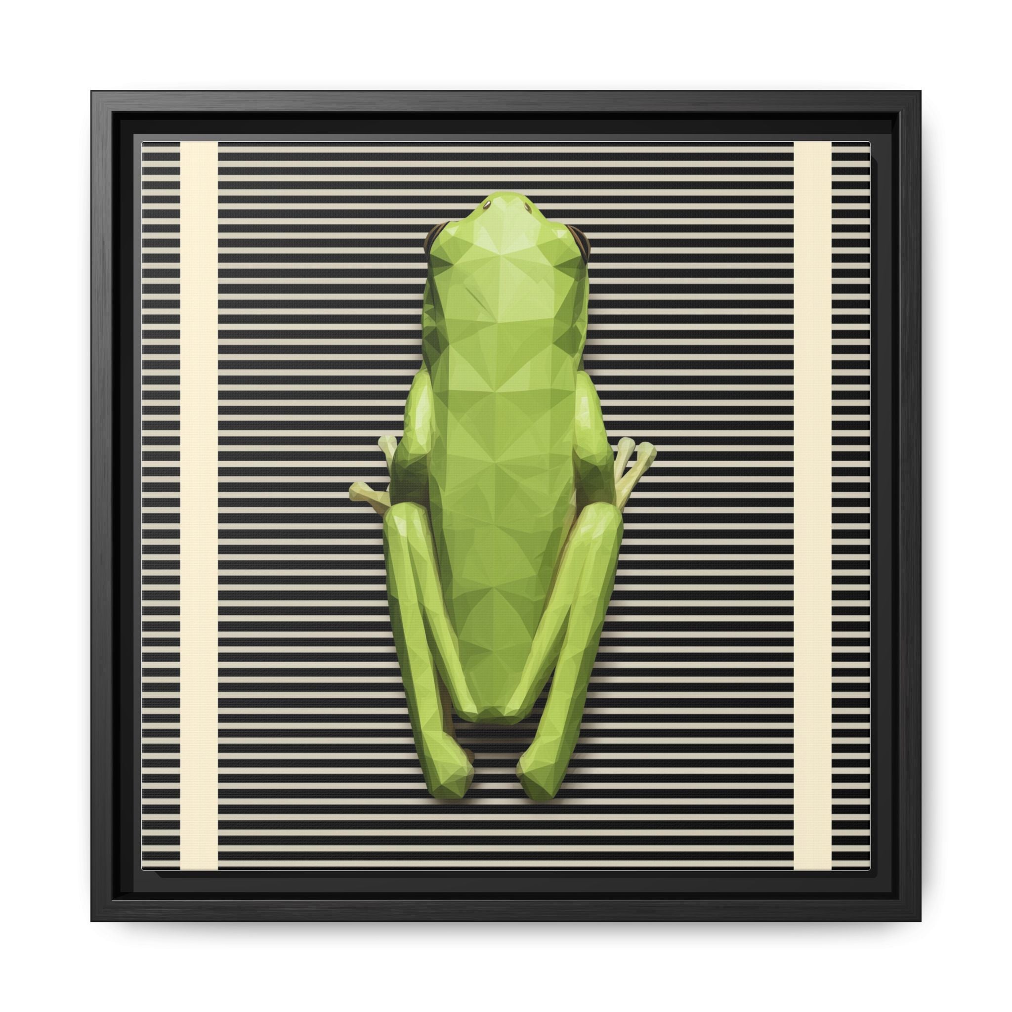 Geometric Amphibian: Low-Poly Frog Design, Digital Art Minimalism   |  Personalized & Custom Orders Available