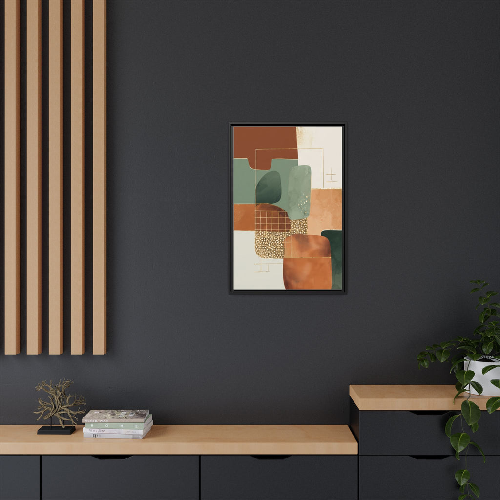 Geometric Harmony: Abstract Minimalist Art, Mid-Century Modern Design, Organic Shapes Composition   |   Custom Orders Accepted