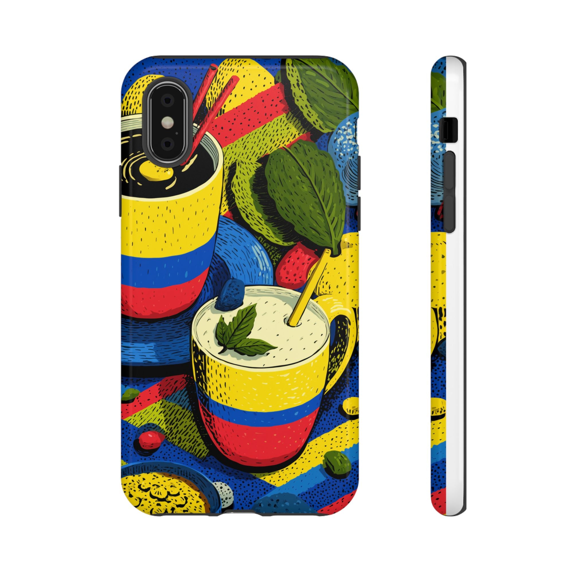 Vibrant Phone Case for Tough Cases | Colorful Colombian Art, Unique Gift, Trendy Accessory, Summer Style, Festival Must-Have