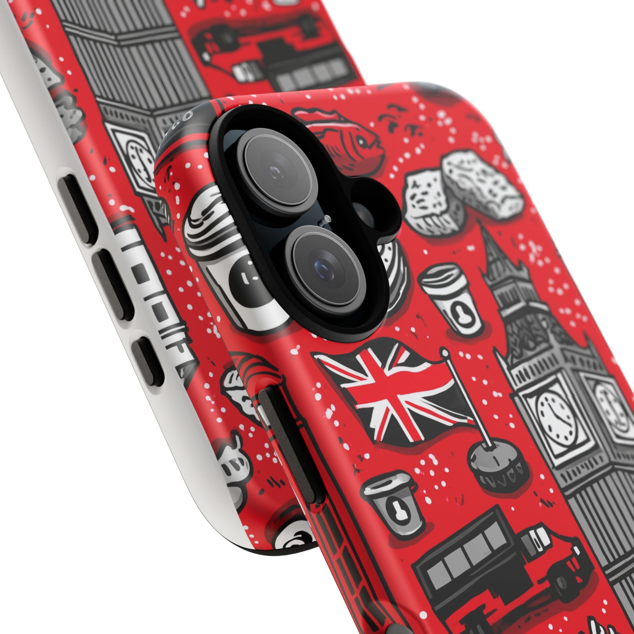 Phone Case, London Inspired Tough Case for iPhone, Samsung Galaxy, Huawei - Travel Lover, UK Gift, British Souvenir, England Accessories,