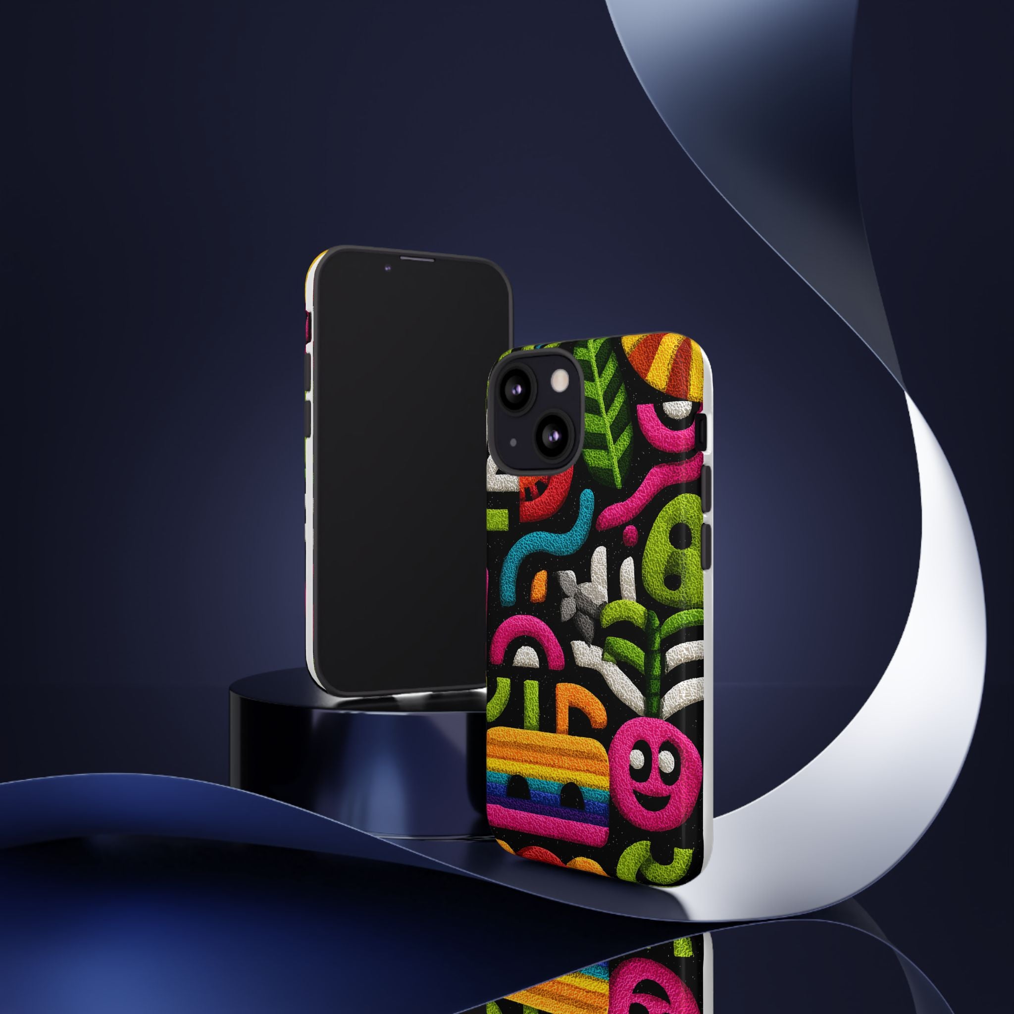 Vibrant Phone Case - Tough Cases | Funky, Colorful, Unique Design for Personalization, Gift, Accessory, Protection, Trendy Style