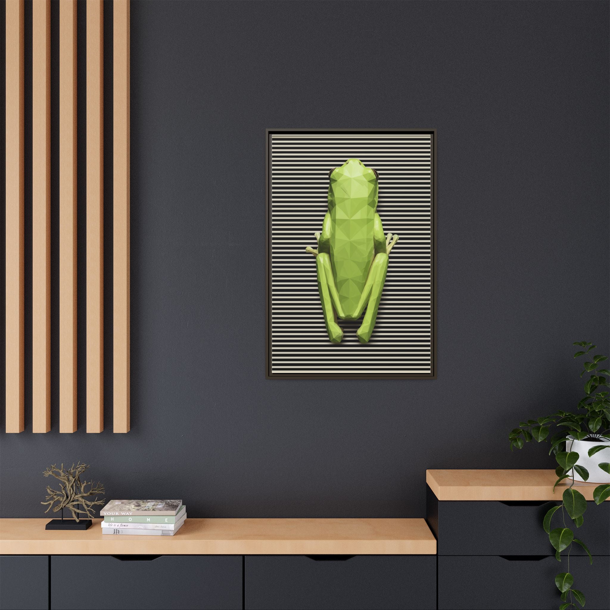 Geometric Amphibian: Low-Poly Frog Design, Digital Art Minimalism   |  Personalized & Custom Orders Available