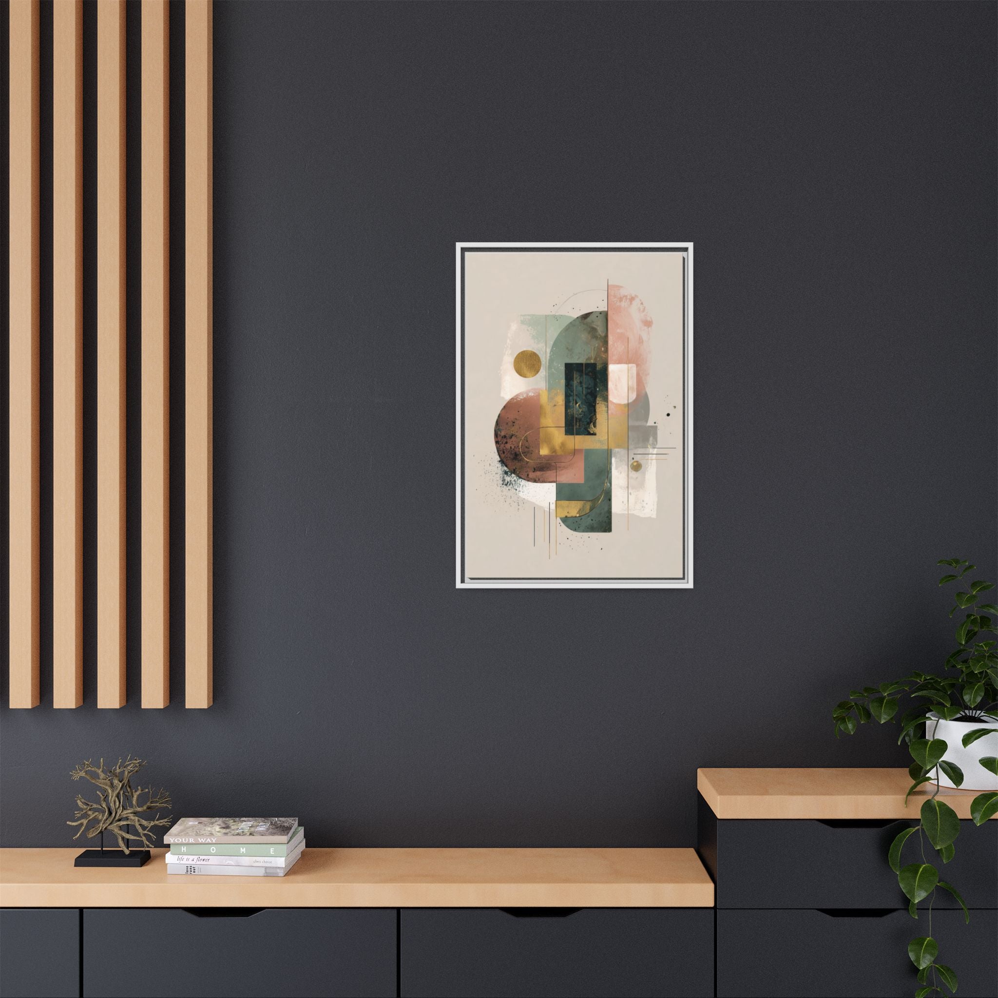 Organic Geometries: Fragmented Forms, Digital Abstract Composition, Layered Minimalist Art   |   Custom Orders Accepted