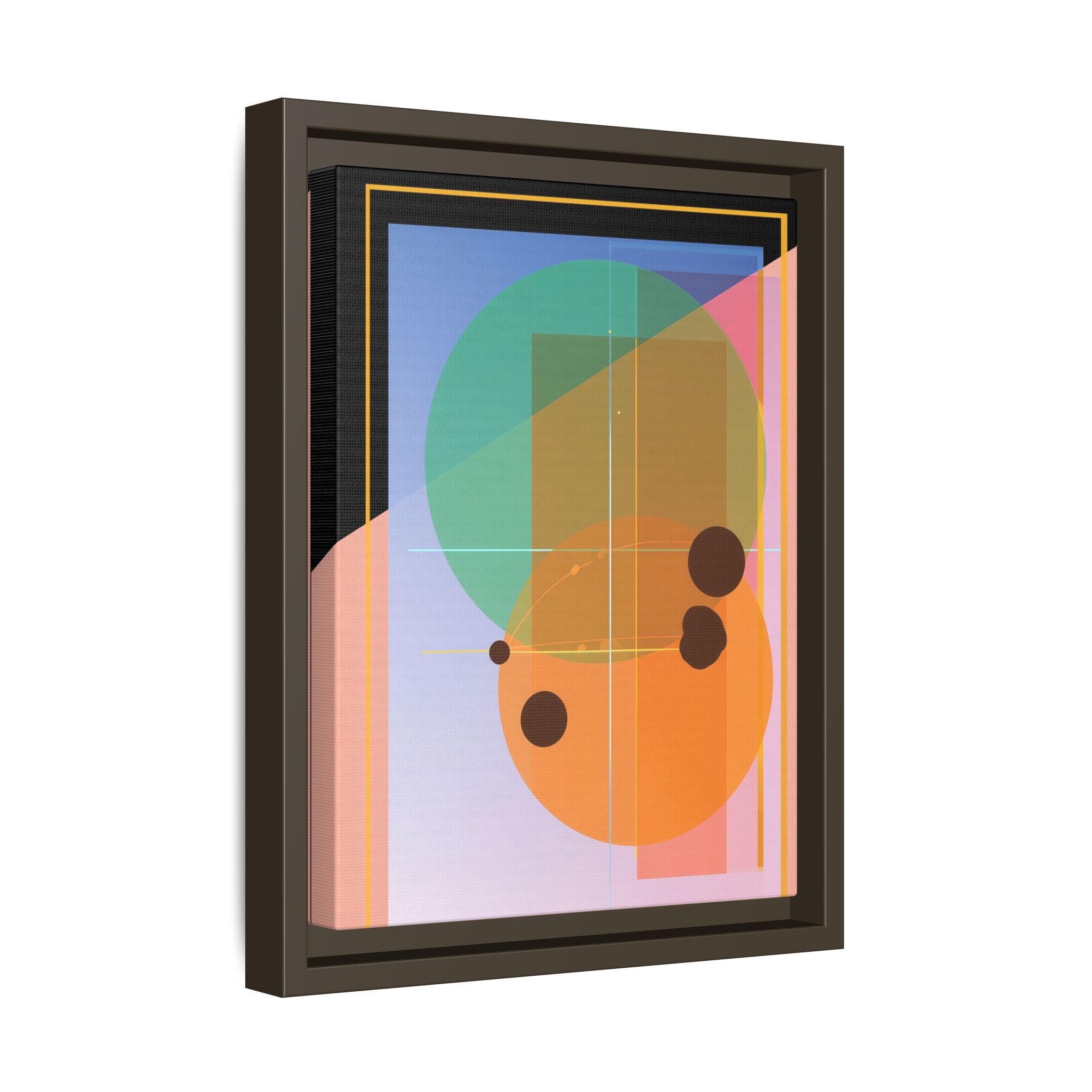 Geometric Harmony: Abstract Composition, Overlapping Shapes, Precision Design   |   Custom Orders Accepted