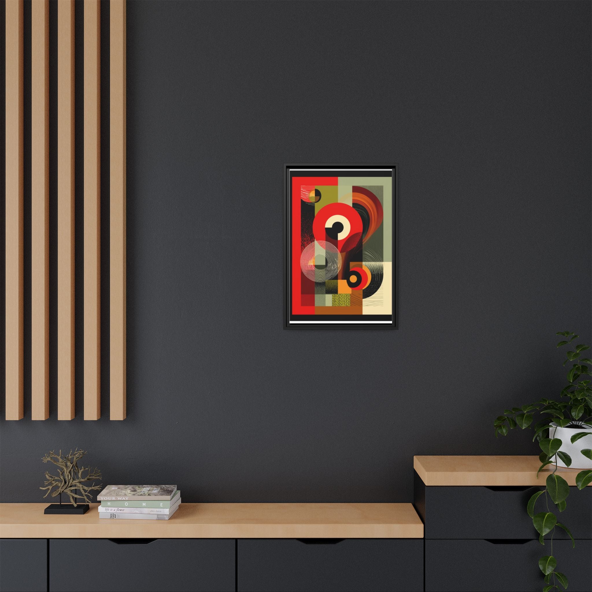 Chromatic Geometrics: Abstract Constructivist Composition, Modernist Color Blocking, Layered Circular Forms   |   Custom Orders Accepted