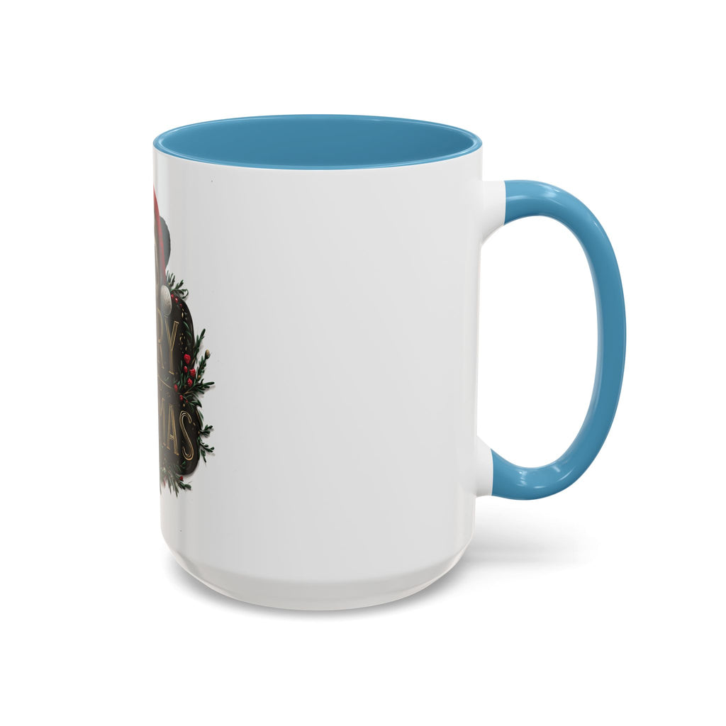 Holiday Panda Cheer: Festive Christmas Illustration, Whimsical Santa Panda Design, Ornate Seasonal Graphic