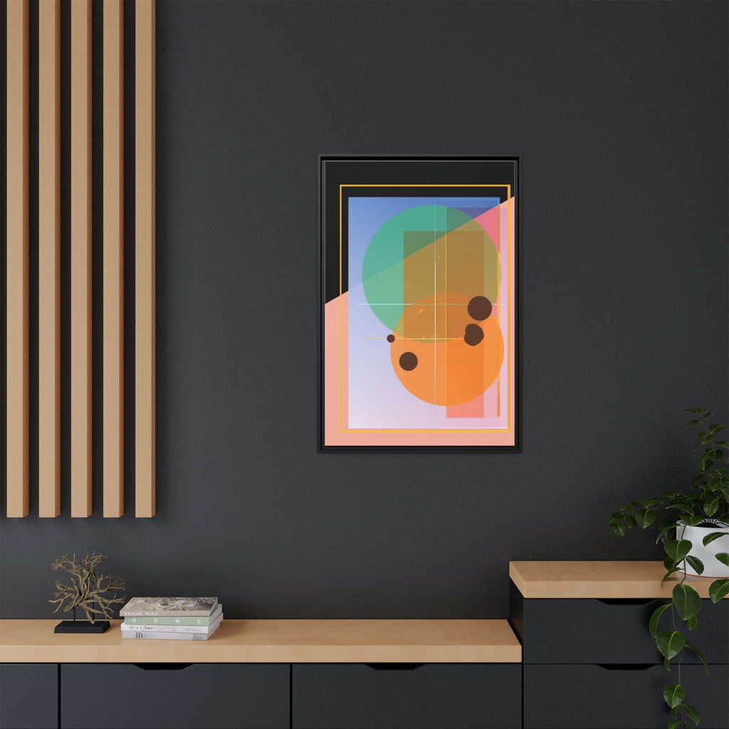 Geometric Harmony: Abstract Composition, Overlapping Shapes, Precision Design   |   Custom Orders Accepted