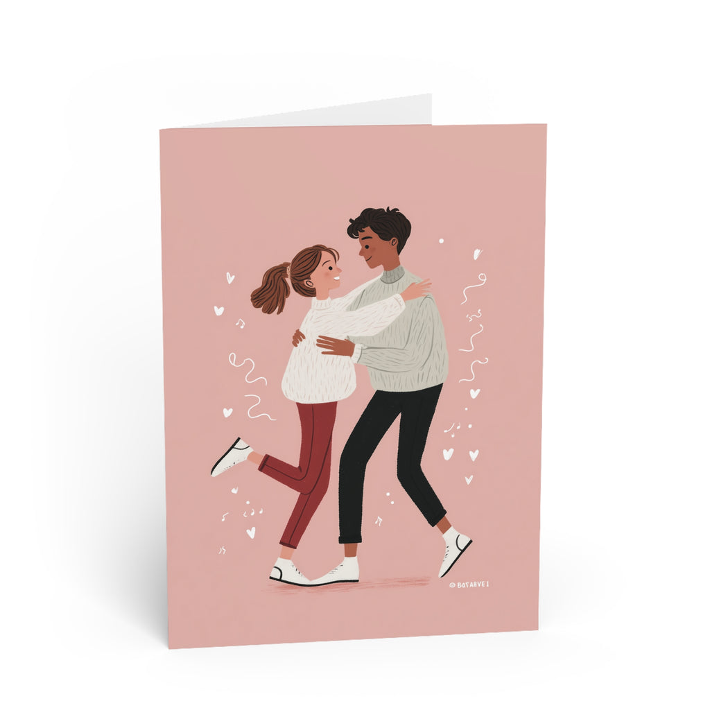 Christmas Salsa Dancing Greeting Card