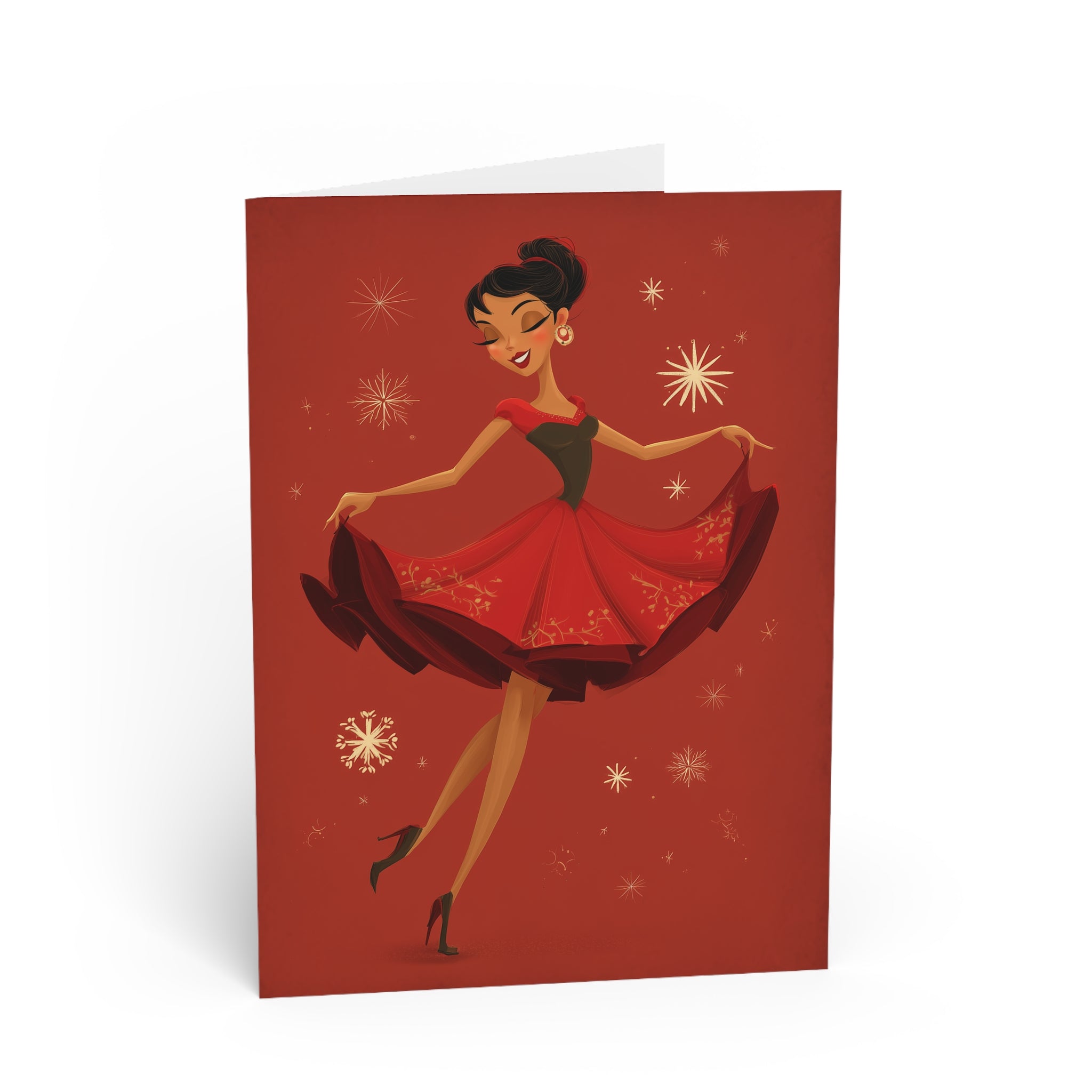 Copy of Christmas Salsa Dancing Greeting Card